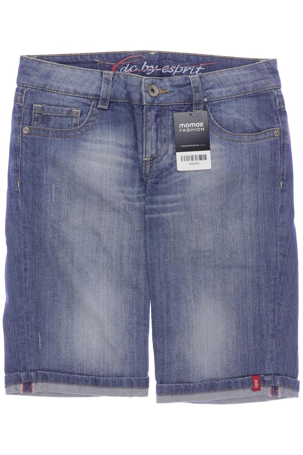 

edc by Esprit Damen Shorts, blau, Gr. 28