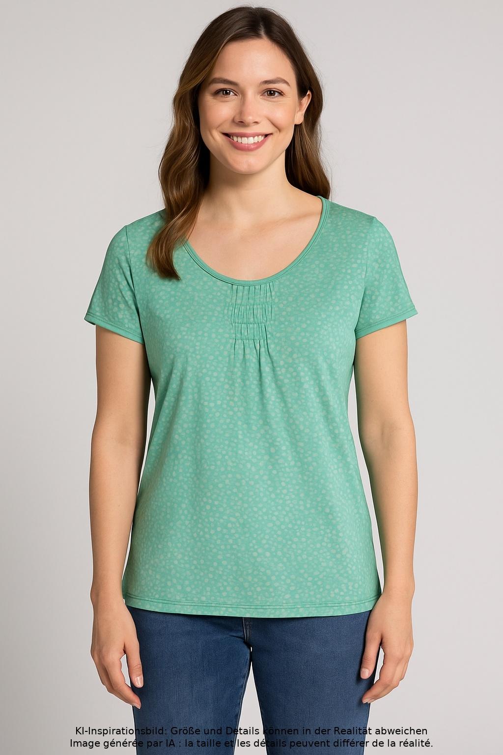 

edc by Esprit Damen T-Shirt, grün, Gr. 38