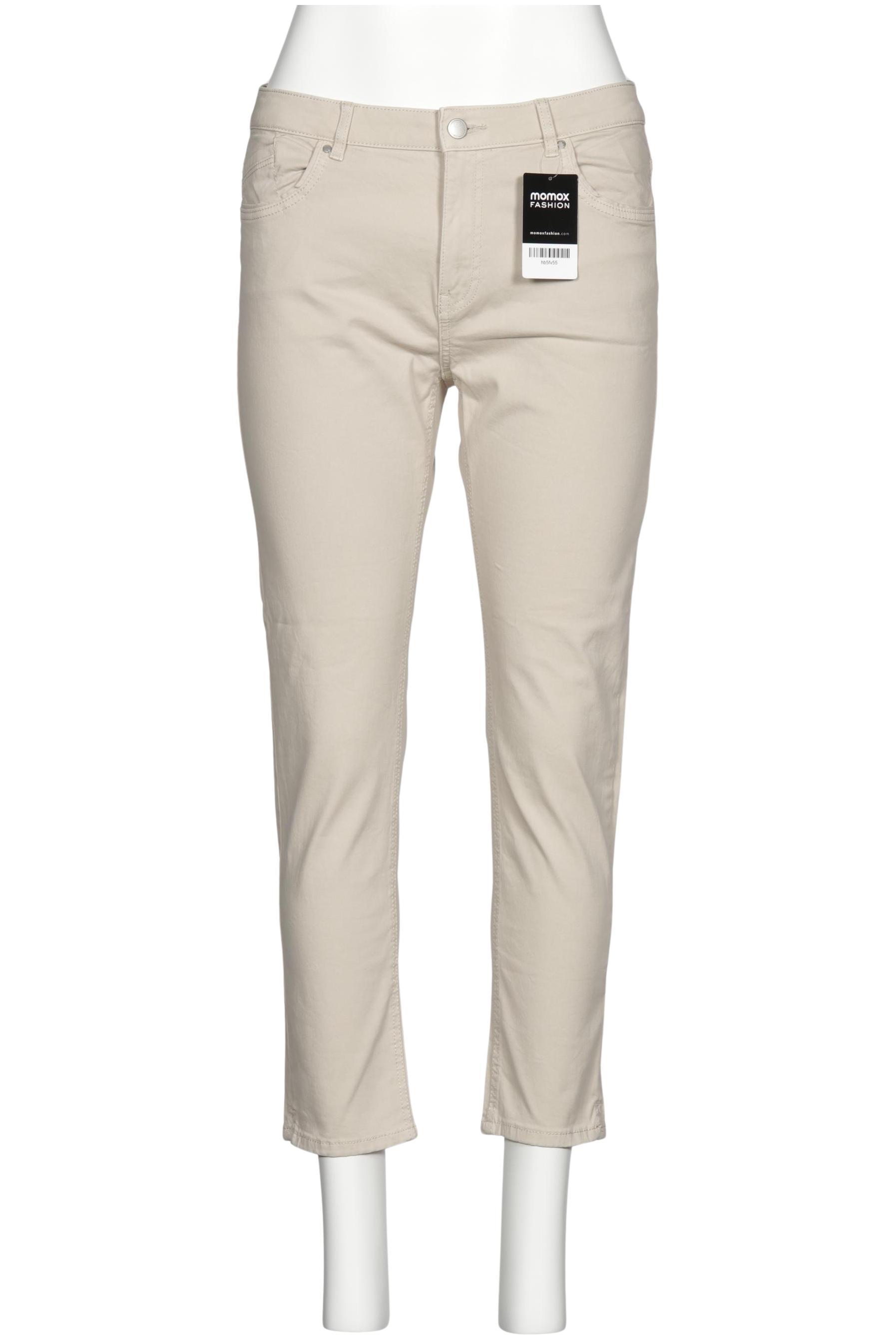 

edc by Esprit Damen Stoffhose, beige, Gr. 32