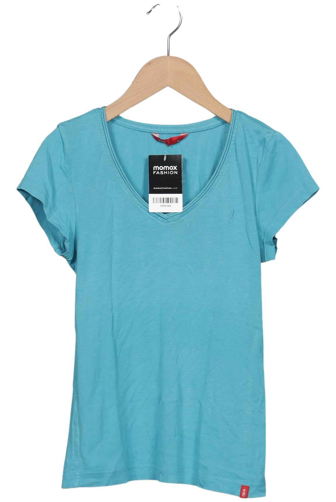 

edc by Esprit Damen T-Shirt, türkis, Gr. 38