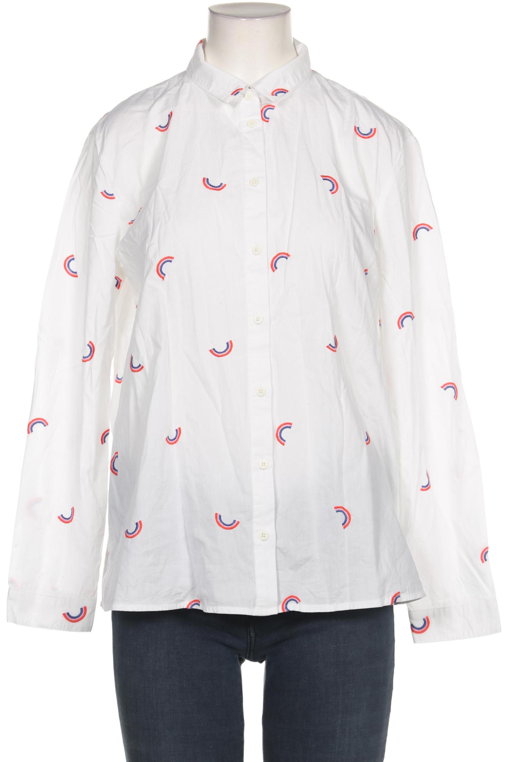 

edc by Esprit Damen Bluse, weiß, Gr. 38