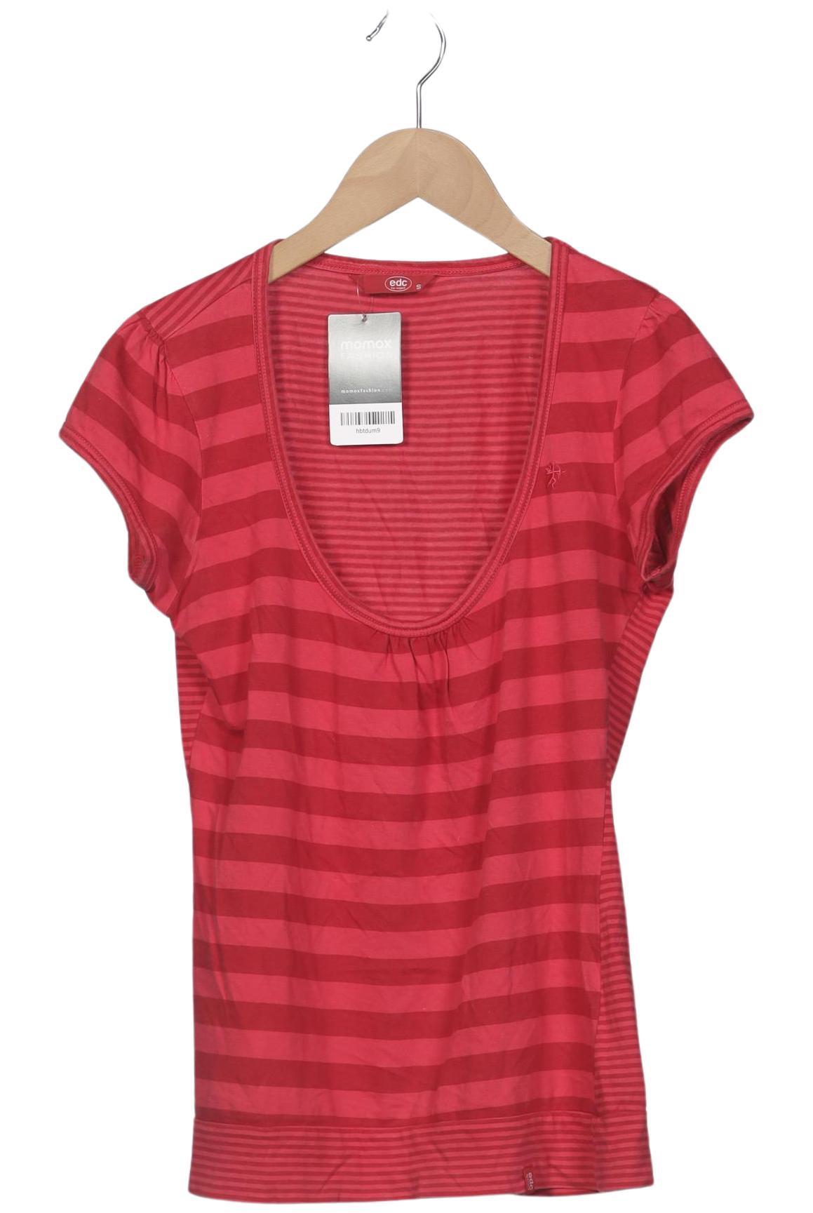 

edc by Esprit Damen T-Shirt, rot, Gr. 36
