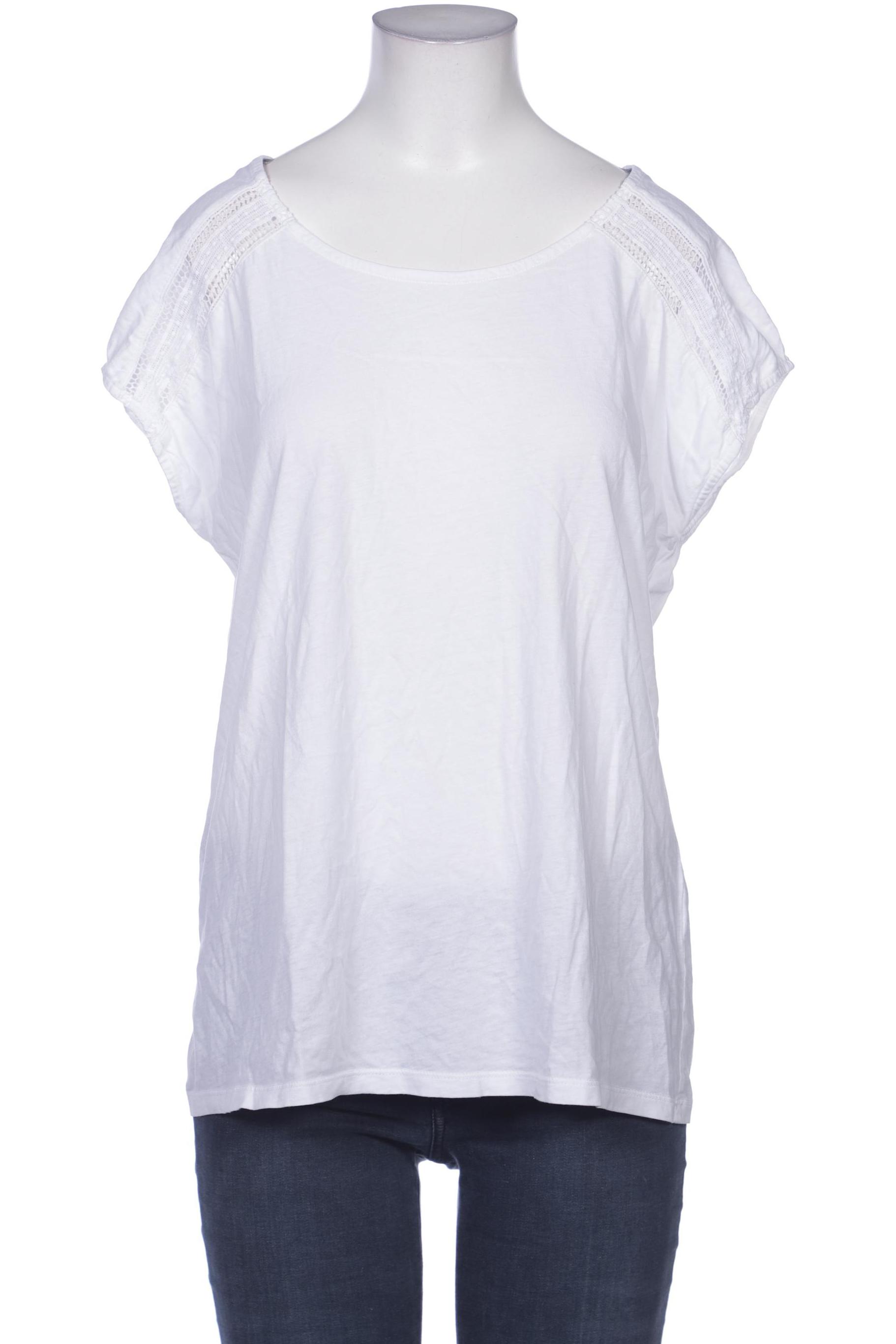 

edc by Esprit Damen T-Shirt, weiß, Gr. 38