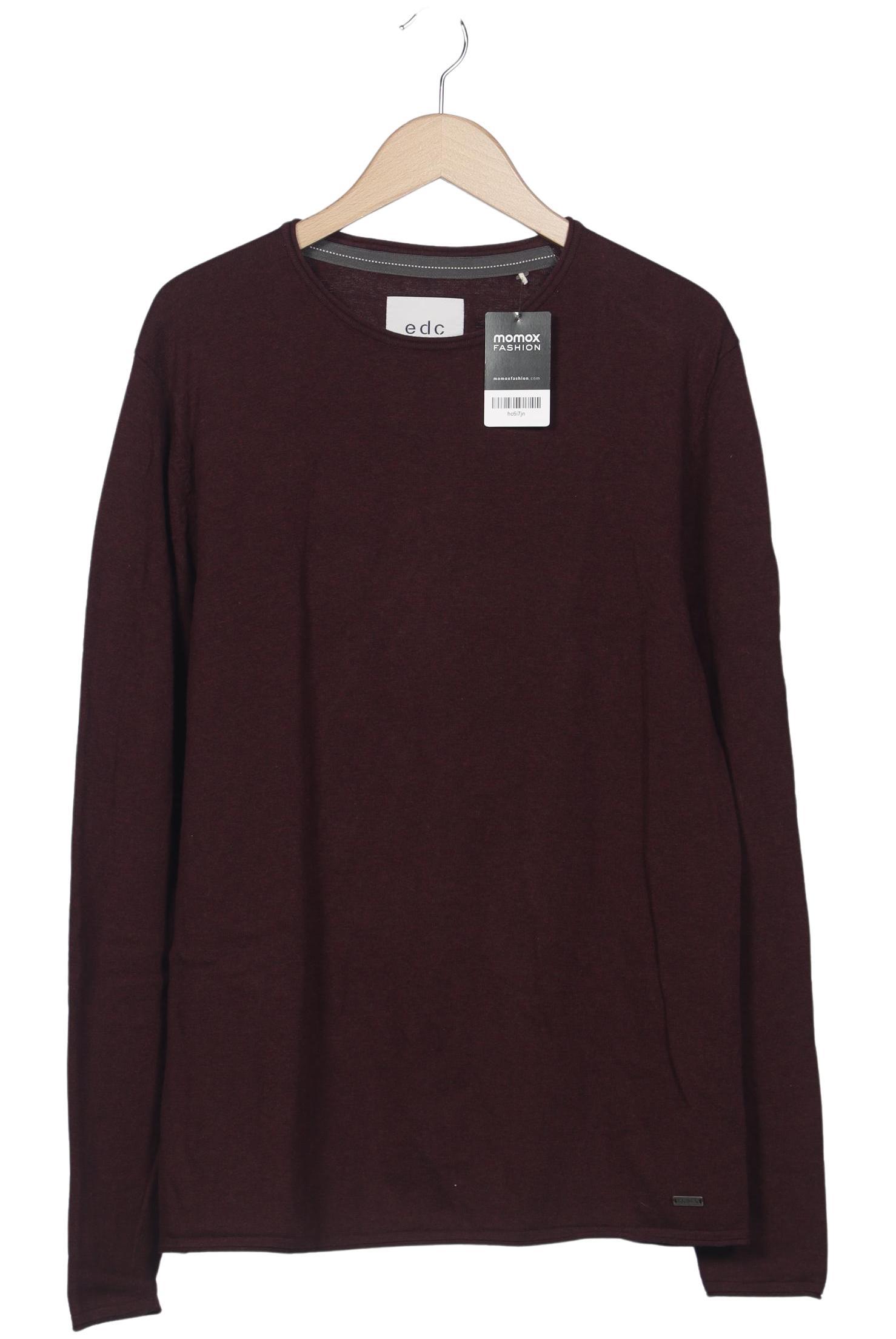Thumbnail - edc by Esprit Herren Pullover, bordeaux, Gr. 54