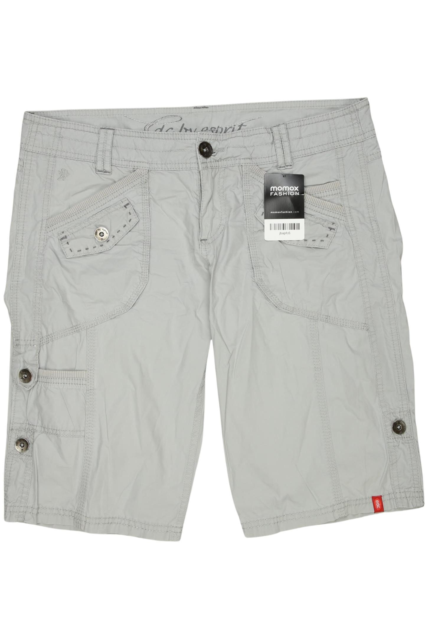 

edc by Esprit Damen Shorts, grau, Gr. 40