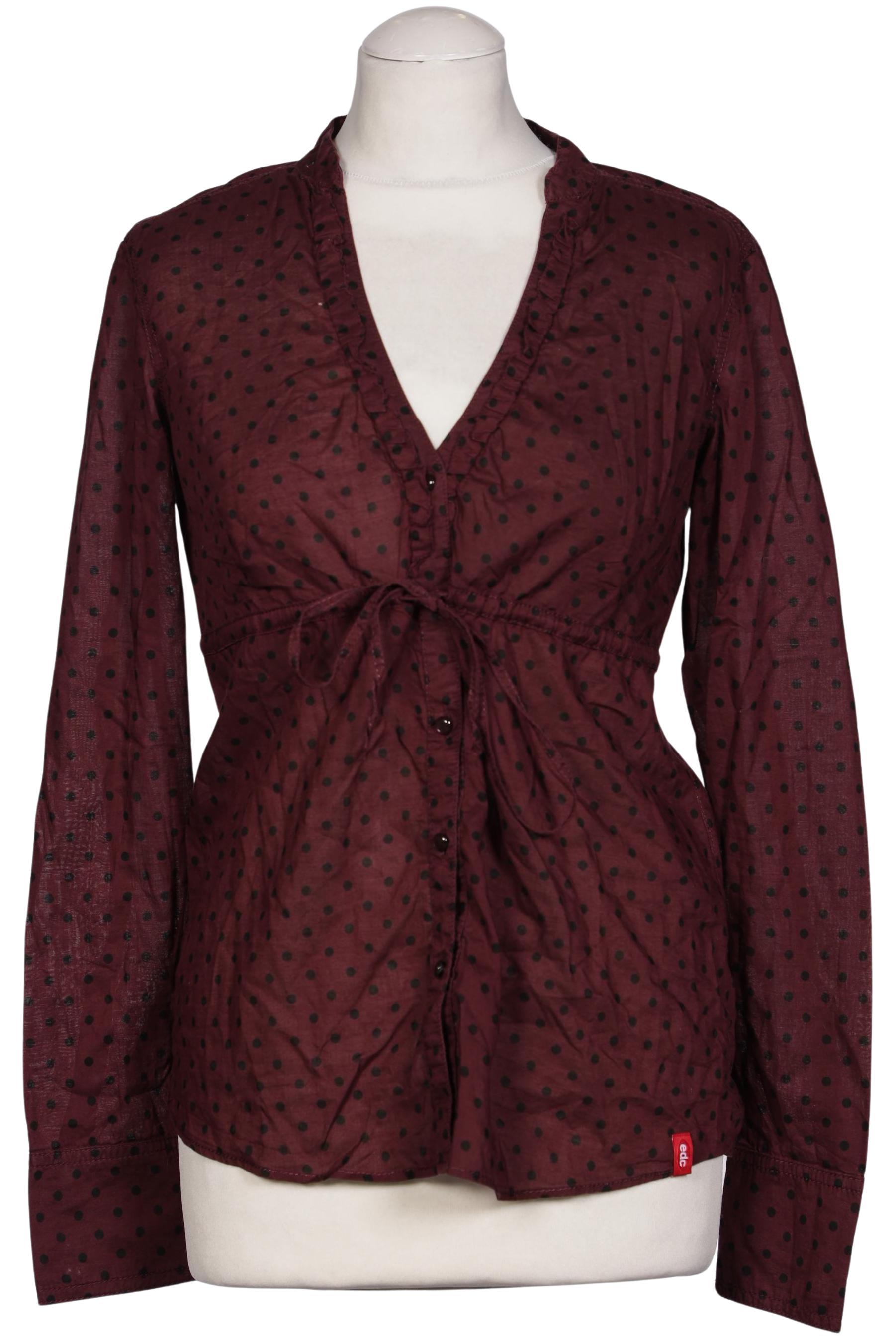 

edc by Esprit Damen Bluse, bordeaux, Gr. 36