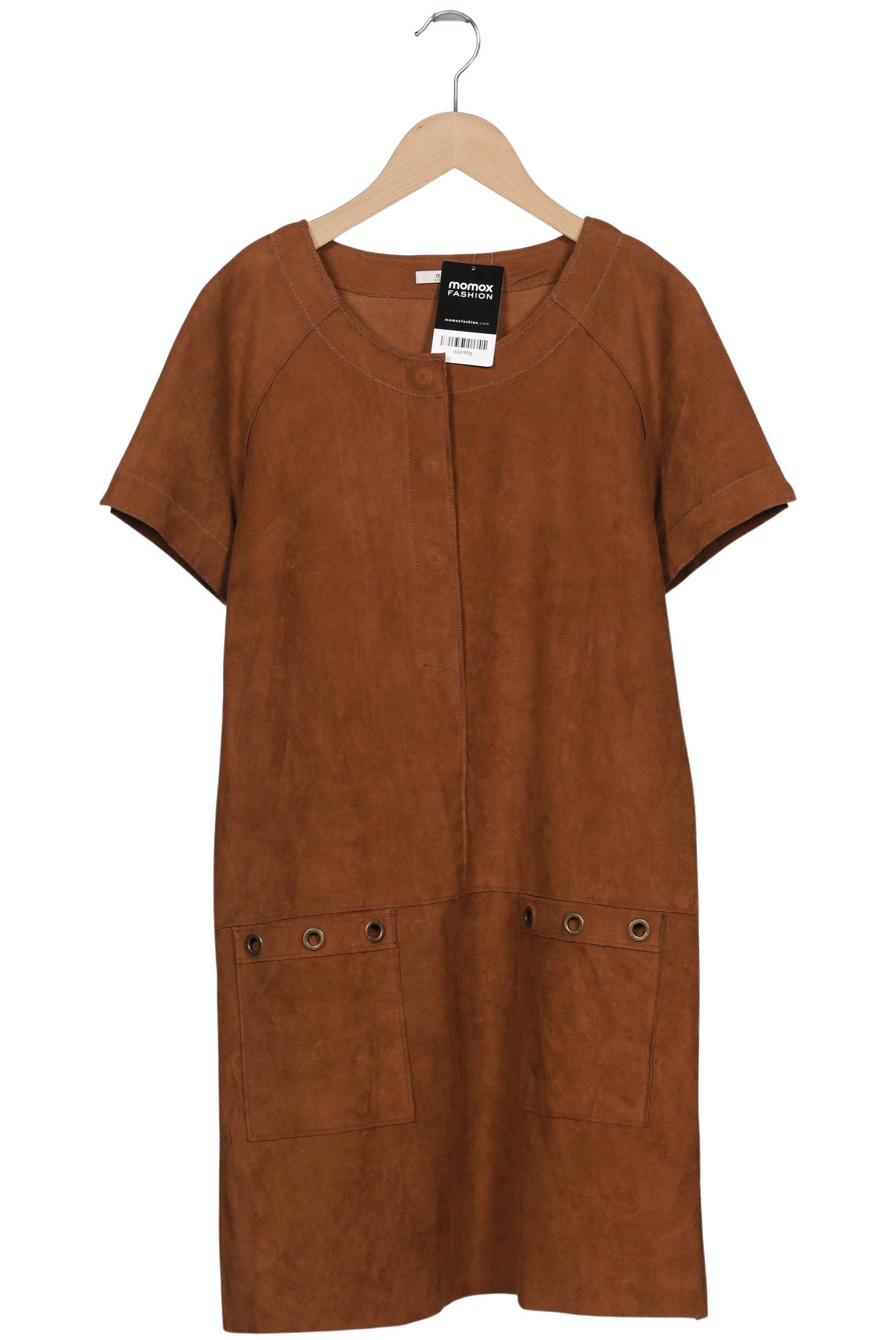 

edc by Esprit Damen Kleid, braun, Gr. 36