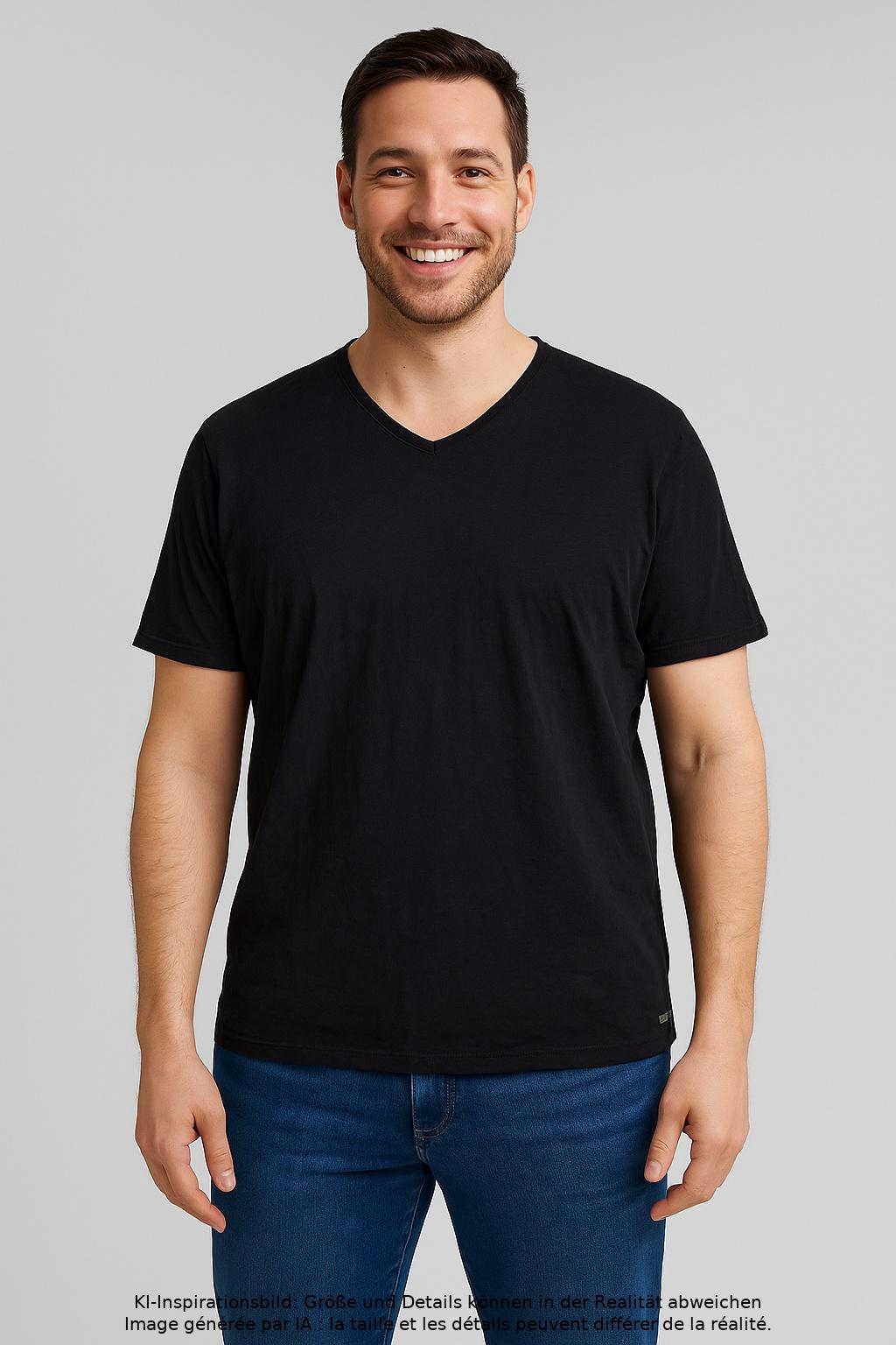 Thumbnail - edc by Esprit Herren T-Shirt, schwarz, Gr. 56