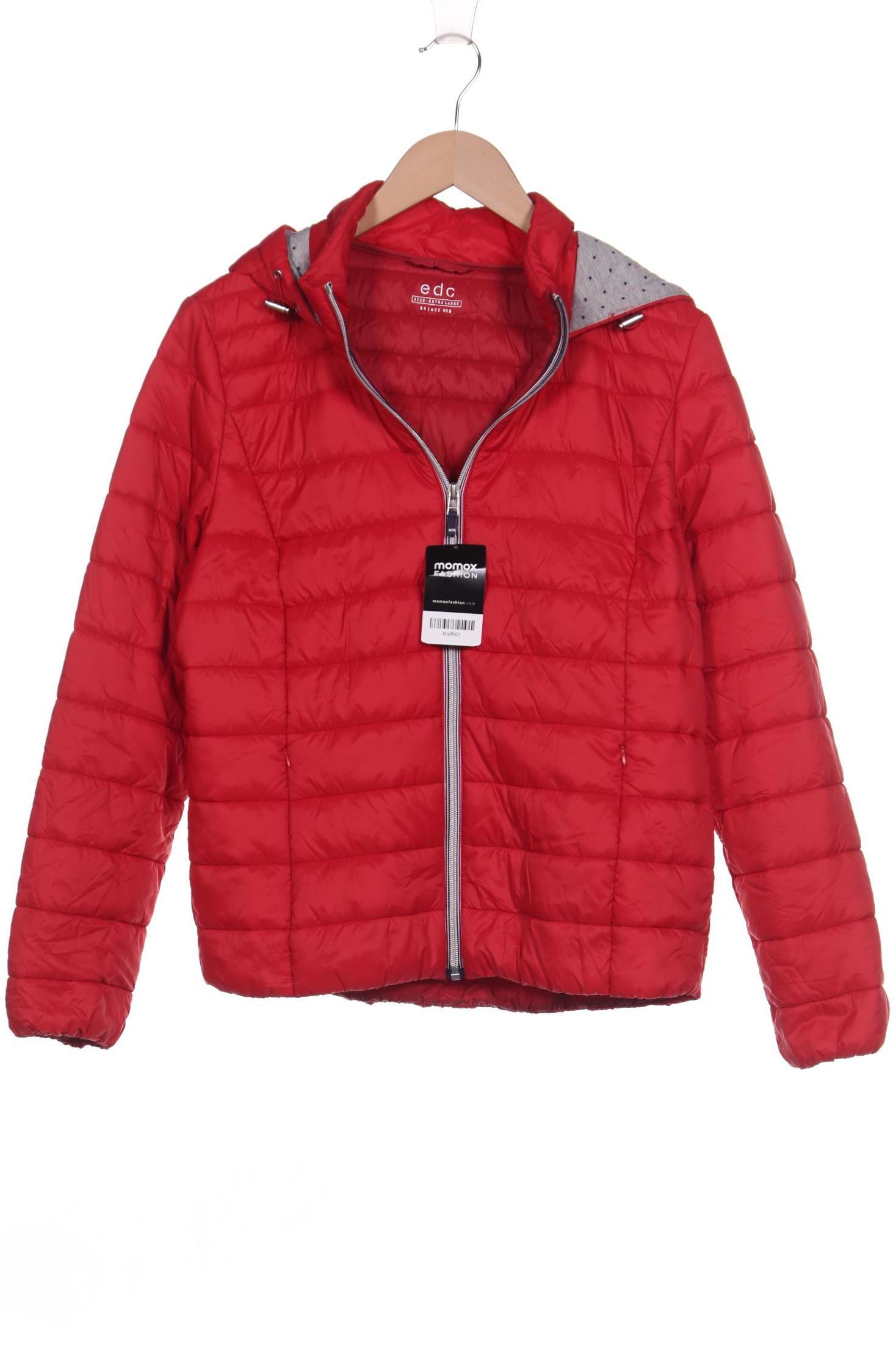 

edc by Esprit Damen Jacke, rot, Gr. 44