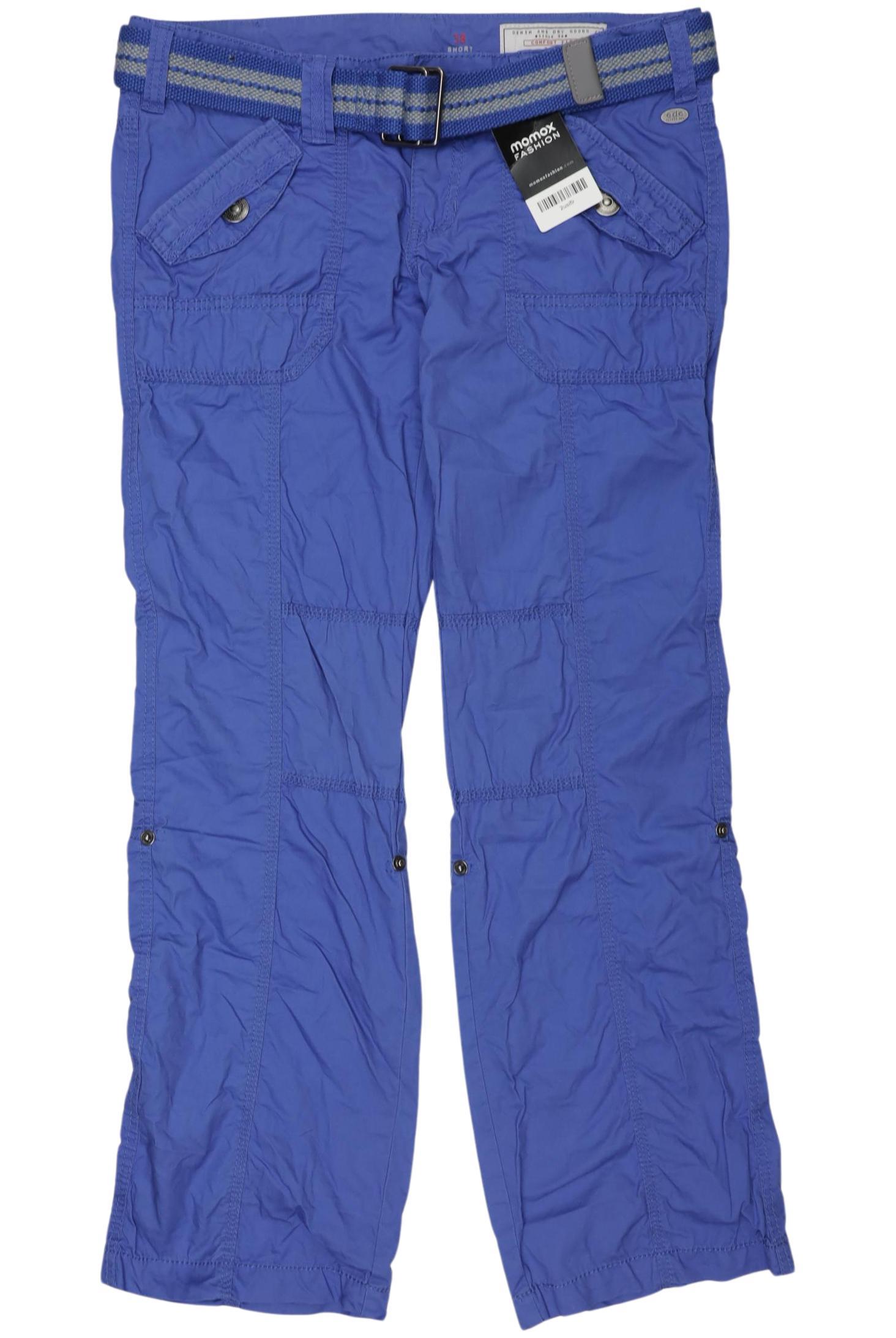 

edc by Esprit Damen Stoffhose, blau, Gr. 38
