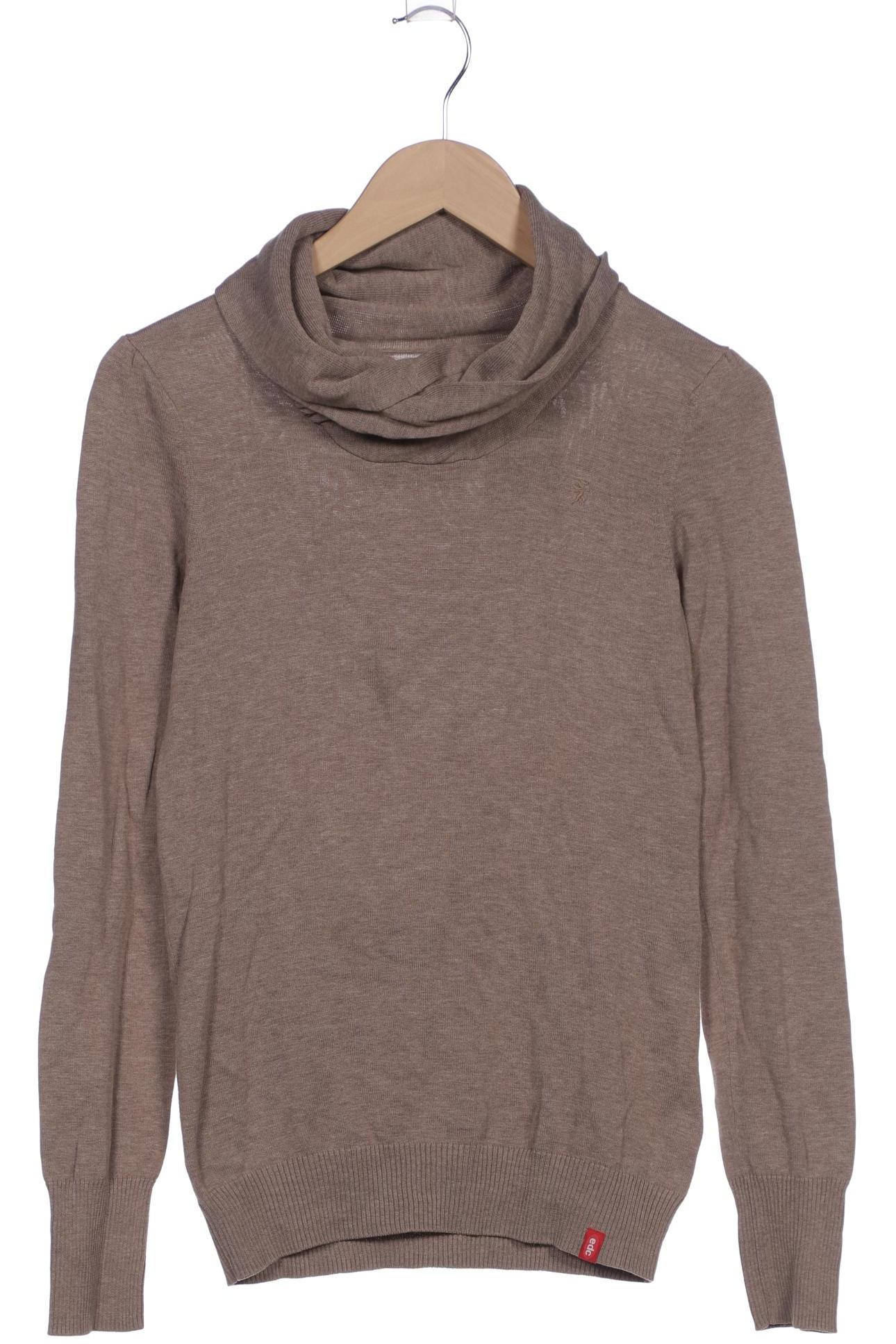 

edc by Esprit Damen Pullover, beige, Gr. 38