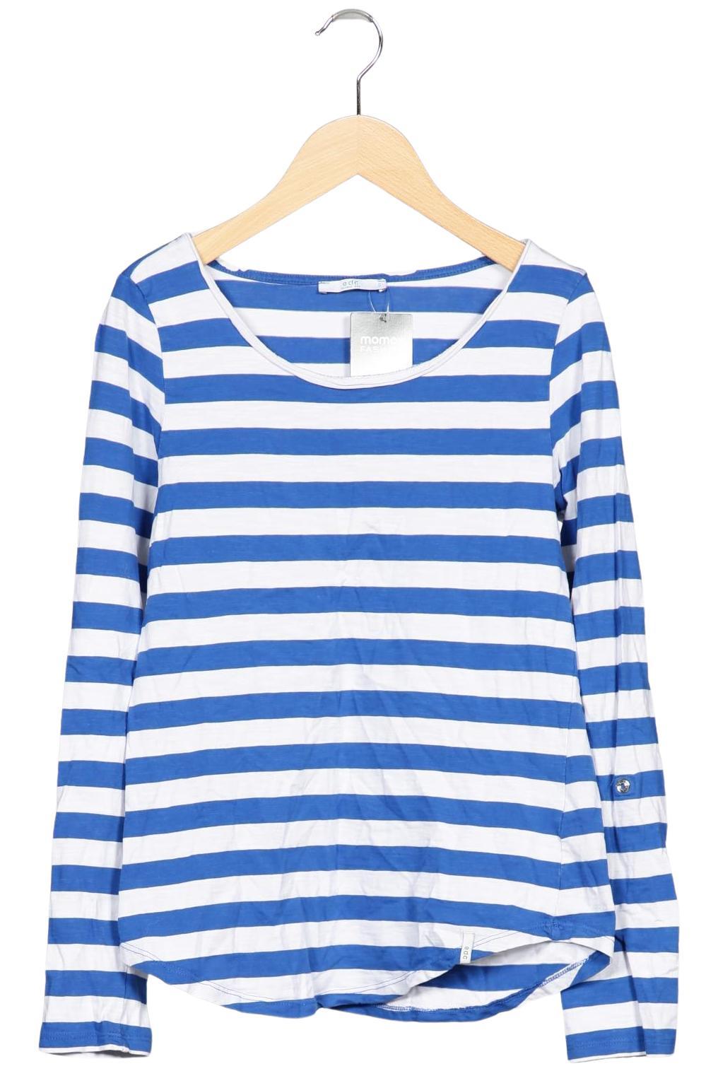 

edc by Esprit Damen Langarmshirt, mehrfarbig, Gr. 36