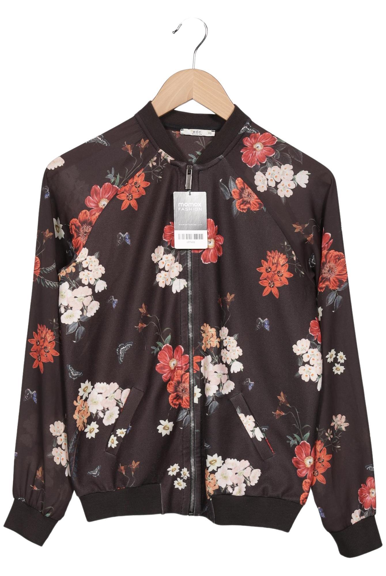 

edc by Esprit Damen Sweatshirt, schwarz, Gr. 34