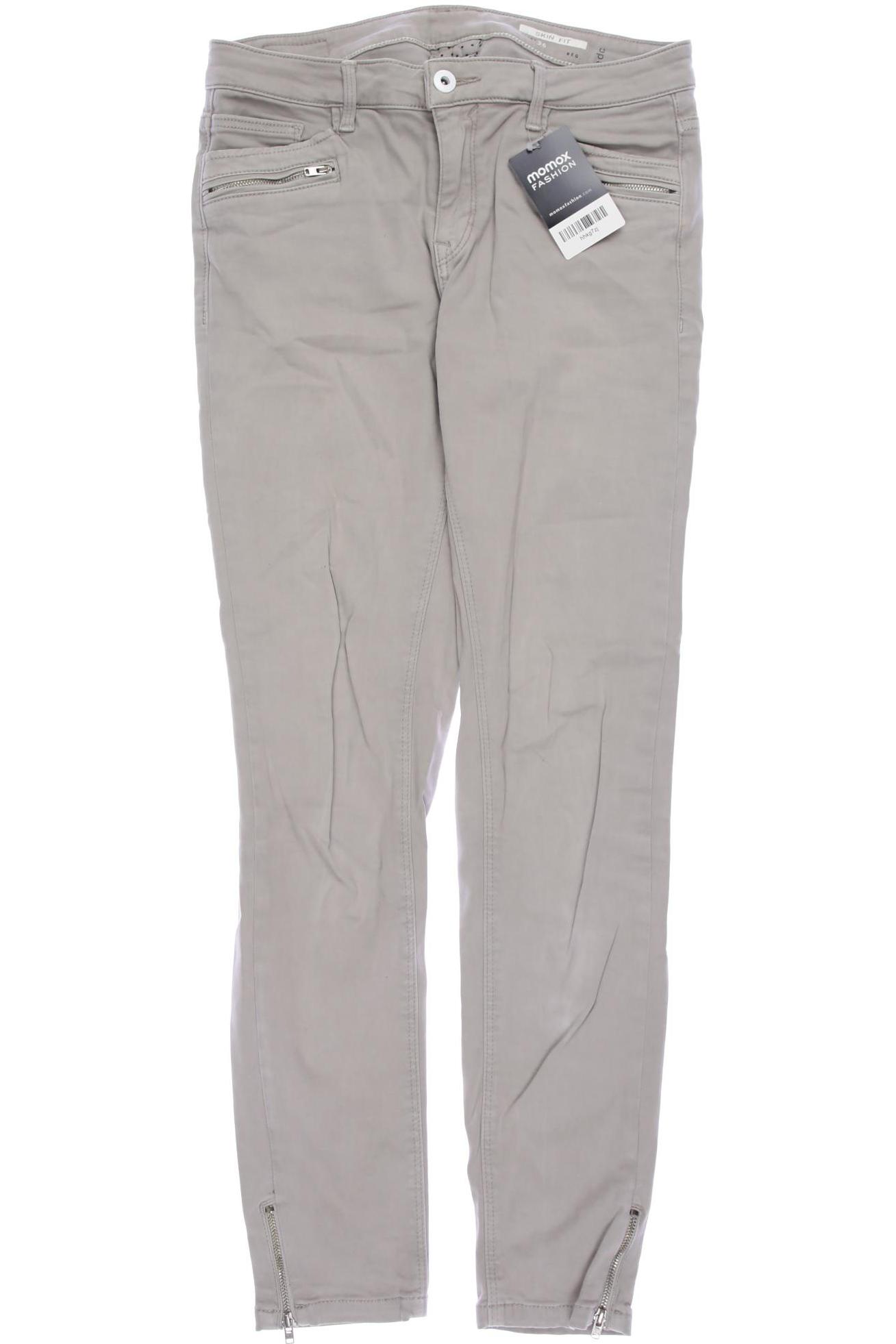 

edc by Esprit Damen Stoffhose, grau, Gr. 36