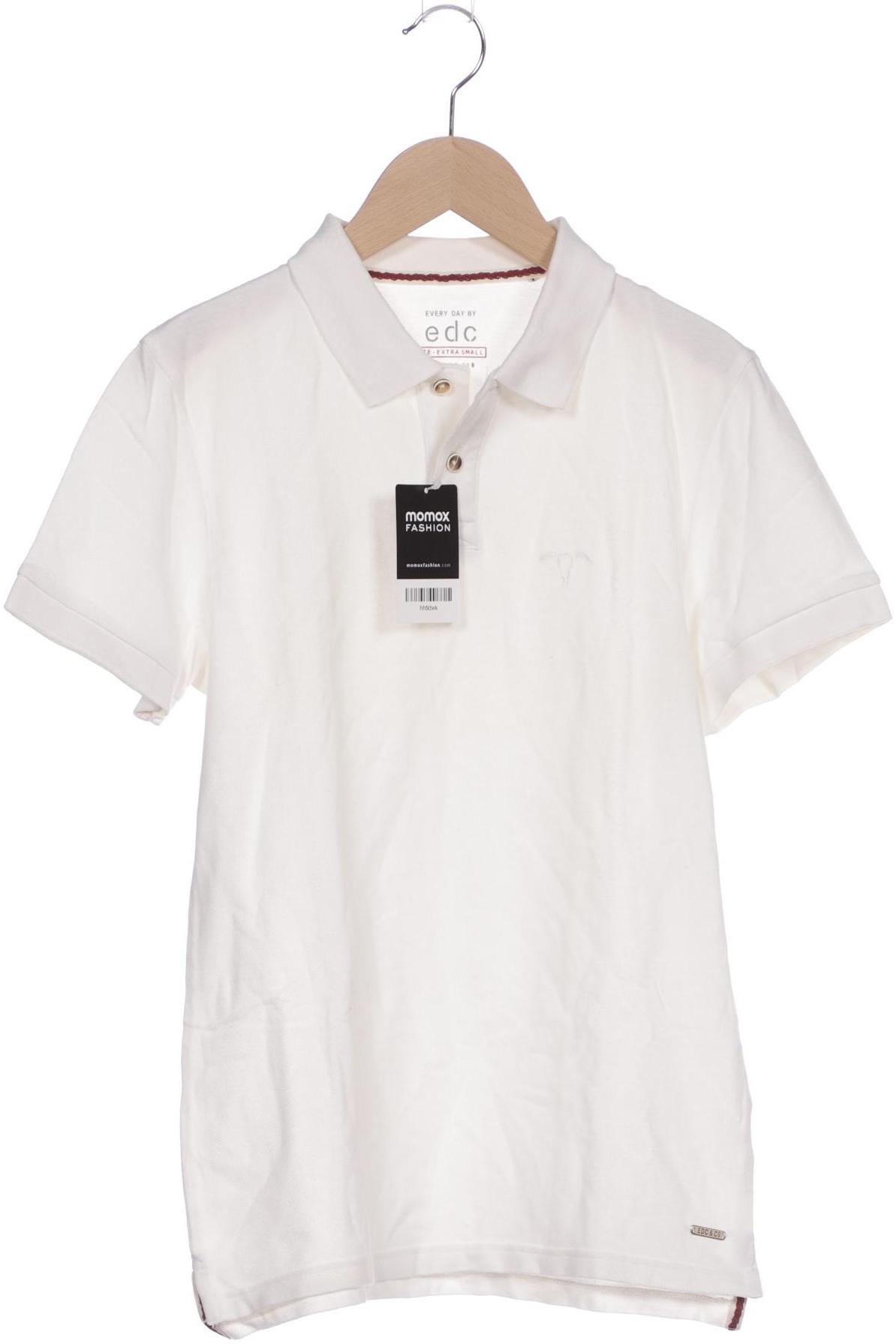 

edc by Esprit Herren Poloshirt, cremeweiß, Gr. 44
