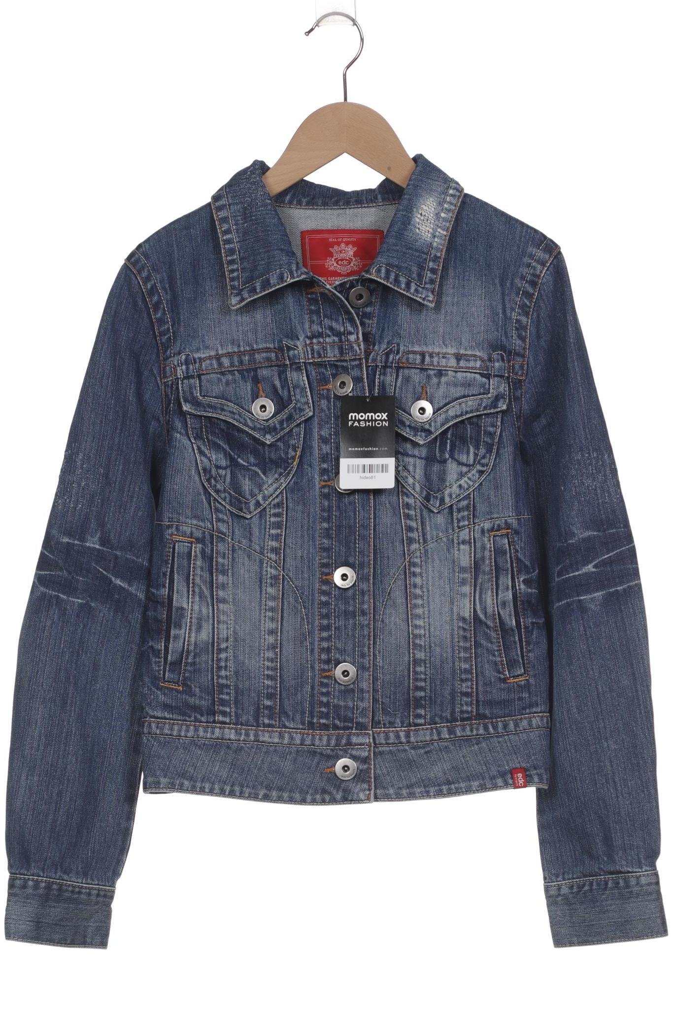 

edc by Esprit Damen Jacke, blau, Gr. 38