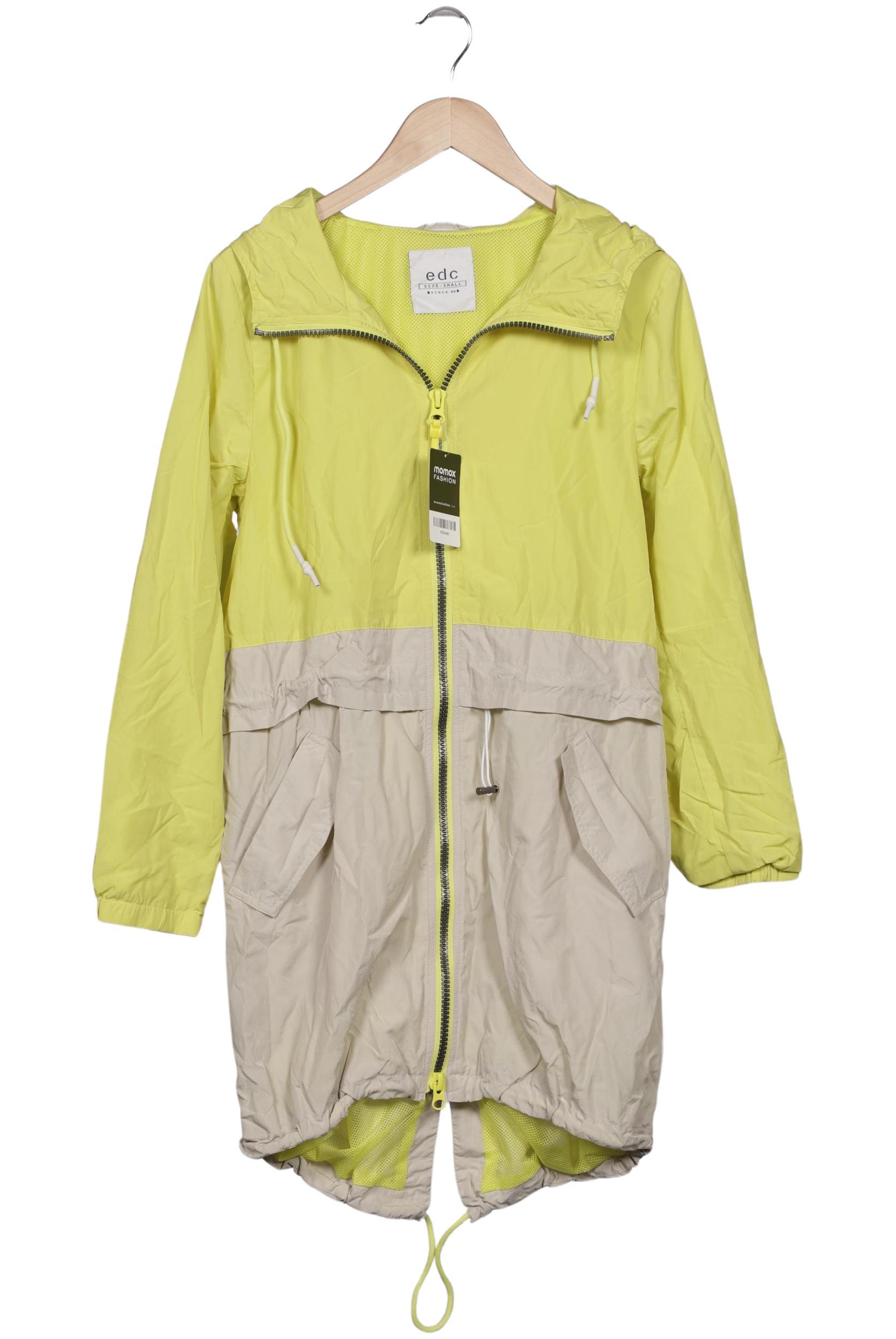 

edc by Esprit Damen Mantel, gelb, Gr. 36