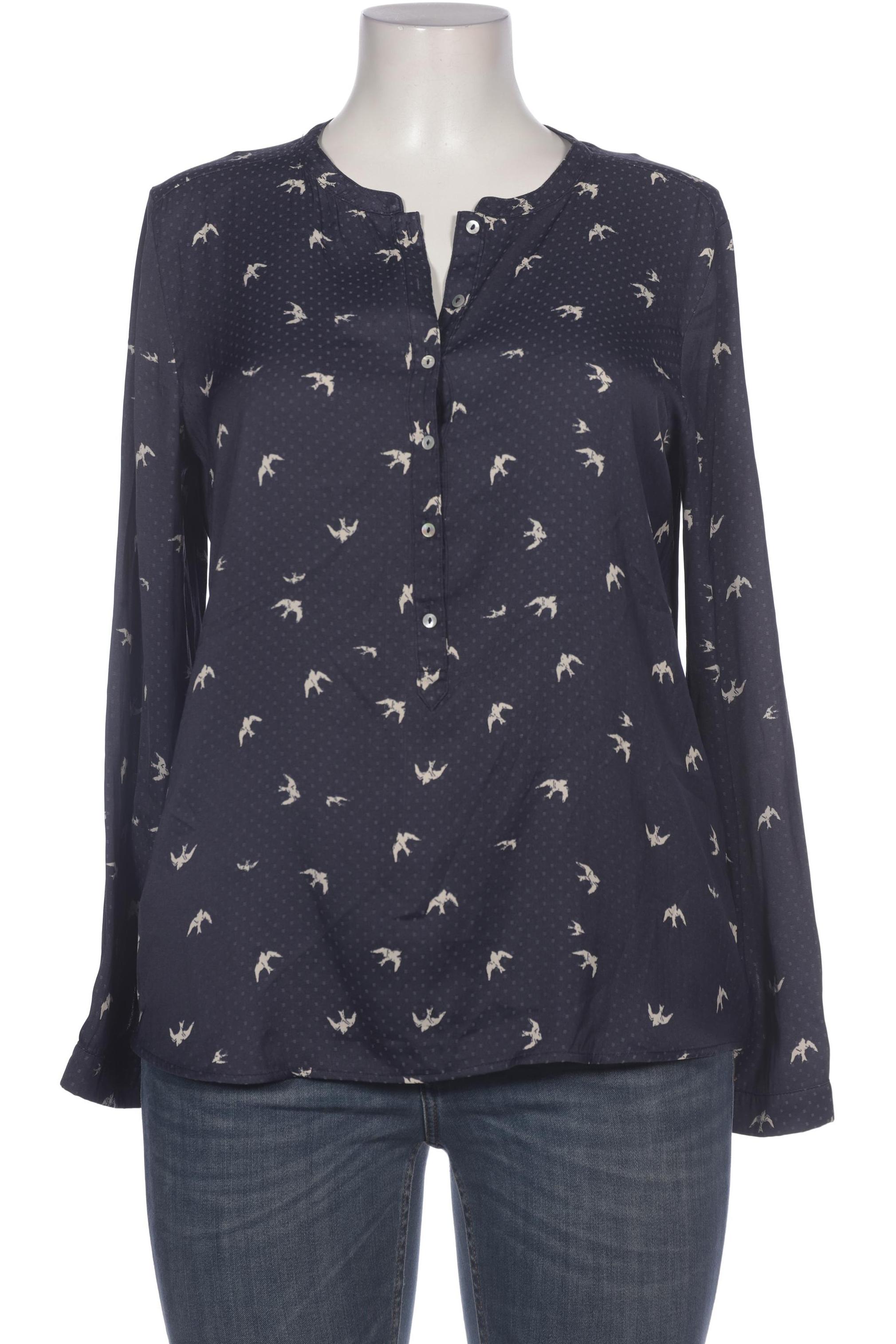 

edc by Esprit Damen Bluse, marineblau, Gr. 42