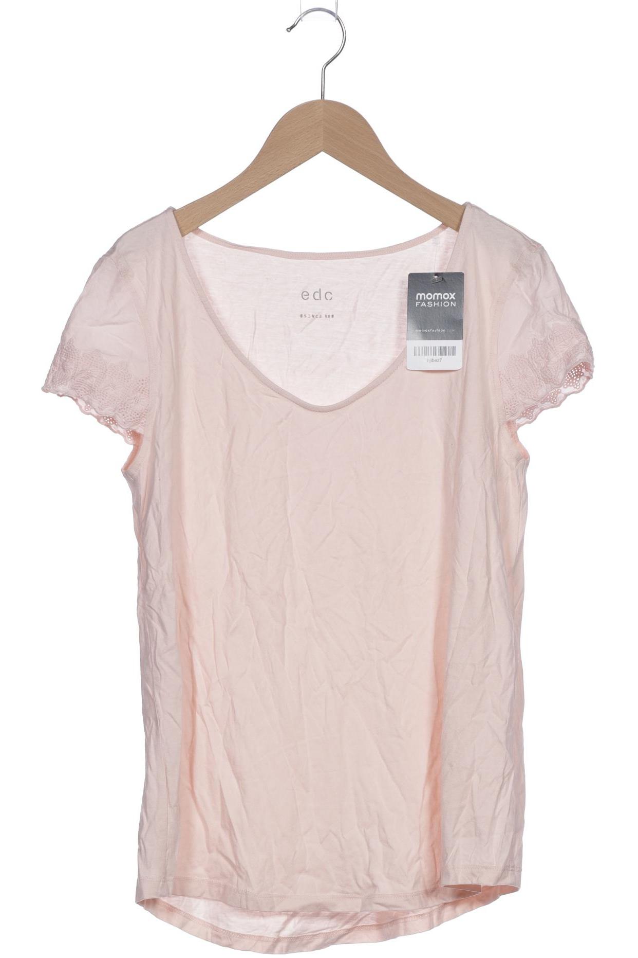 

edc by Esprit Damen T-Shirt, pink, Gr. 38