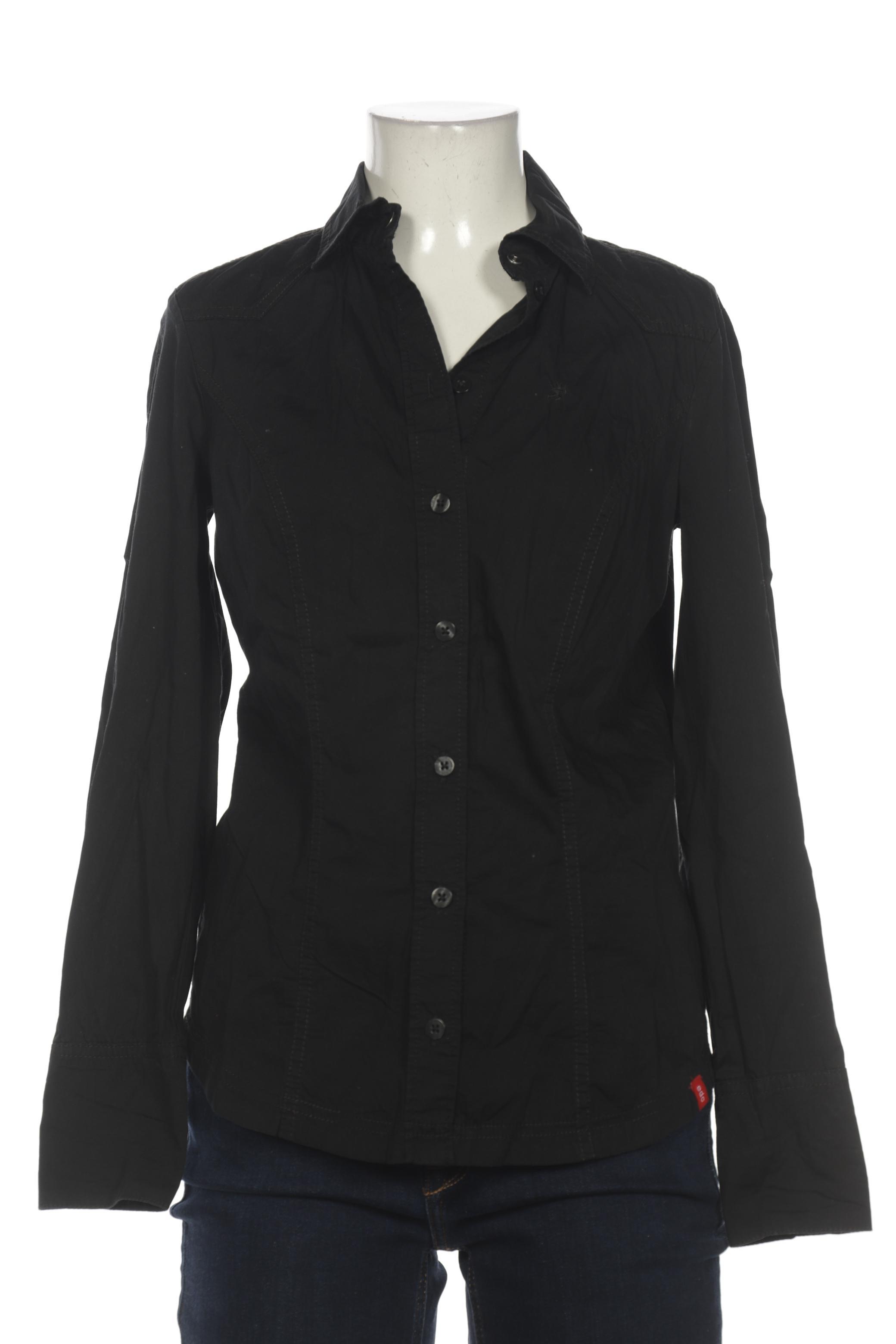 

edc by Esprit Damen Bluse, schwarz, Gr. 34