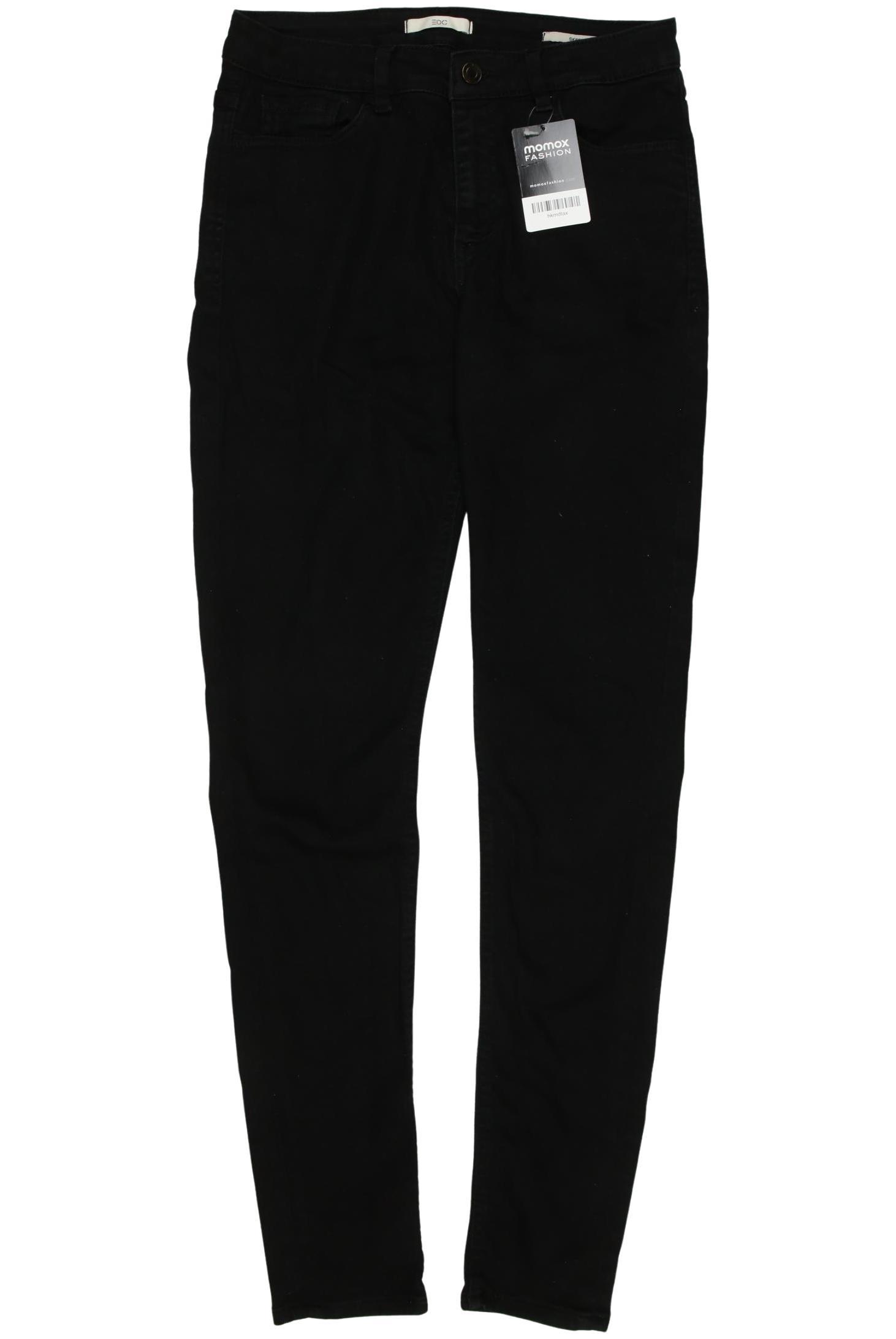 

edc by Esprit Damen Stoffhose, schwarz, Gr. 30