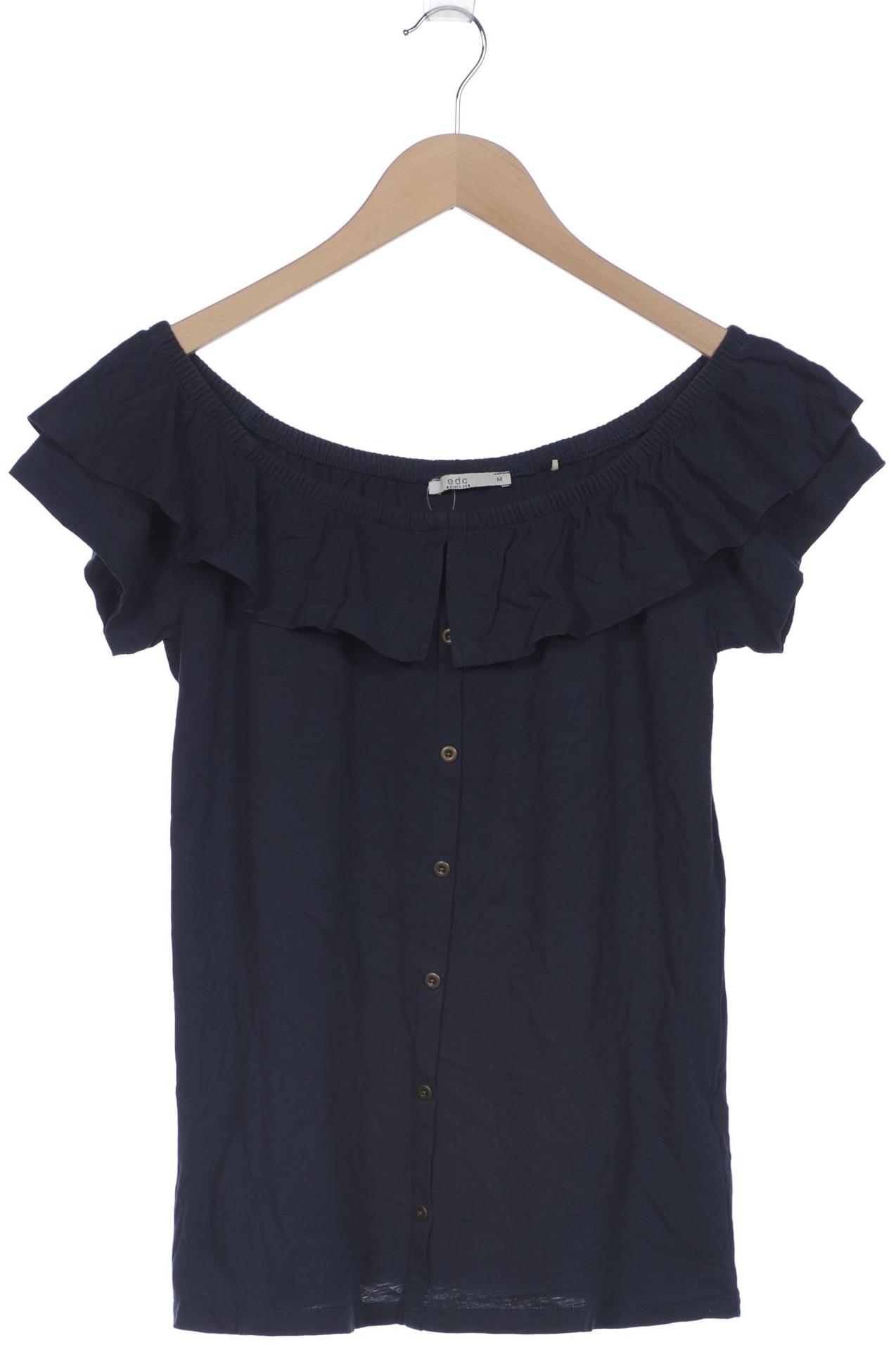 

edc by Esprit Damen T-Shirt, marineblau, Gr. 38