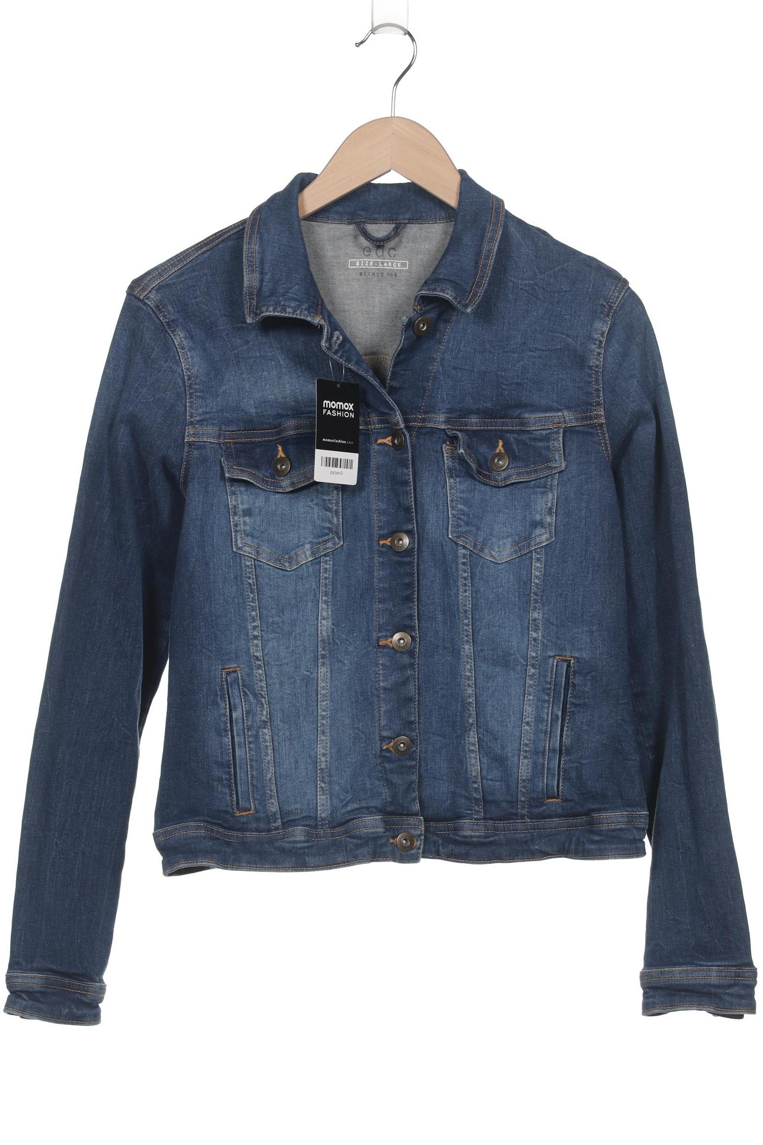 

edc by Esprit Damen Jacke, marineblau, Gr. 42