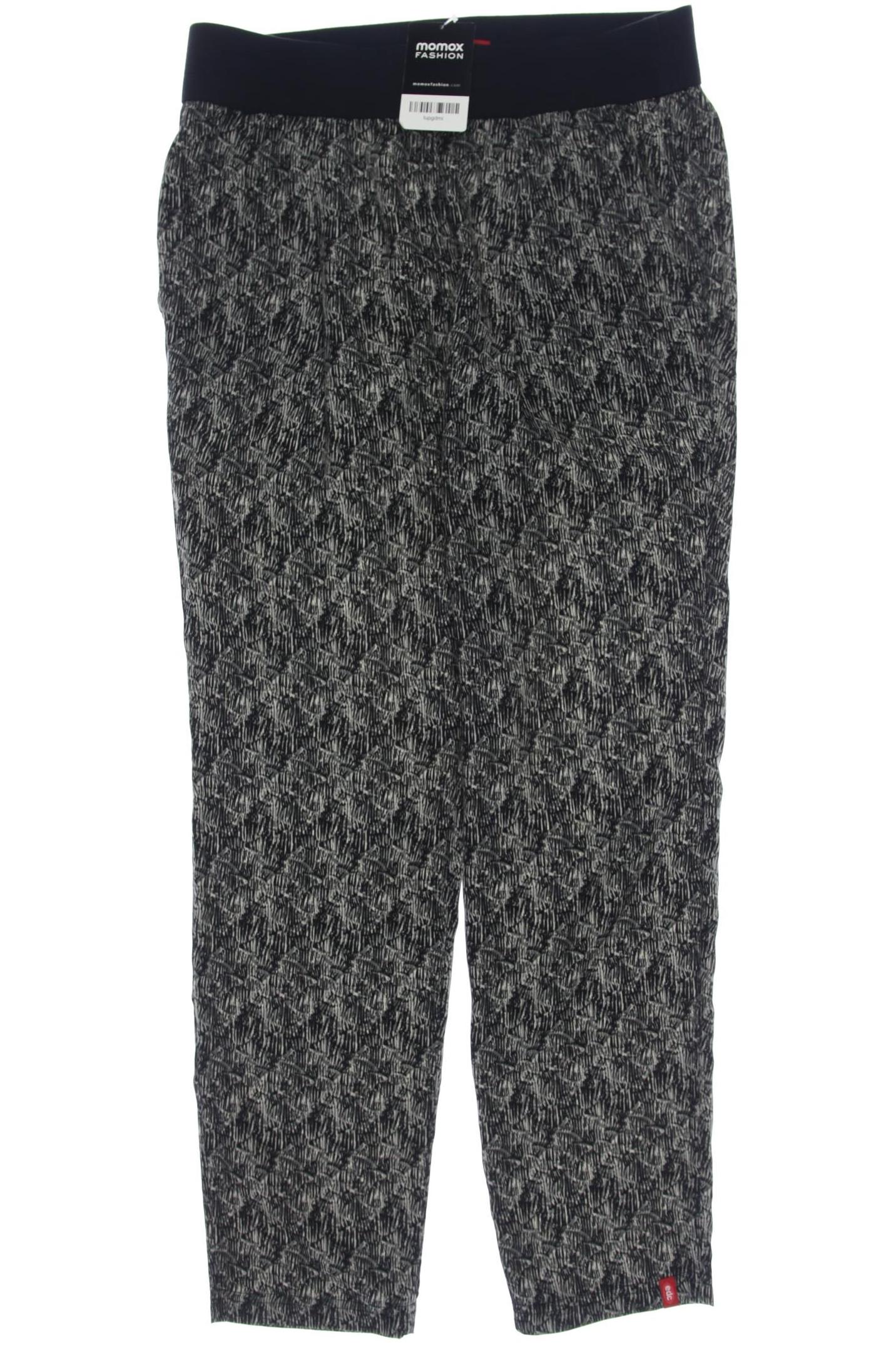 

edc by Esprit Damen Stoffhose, grau, Gr. 38