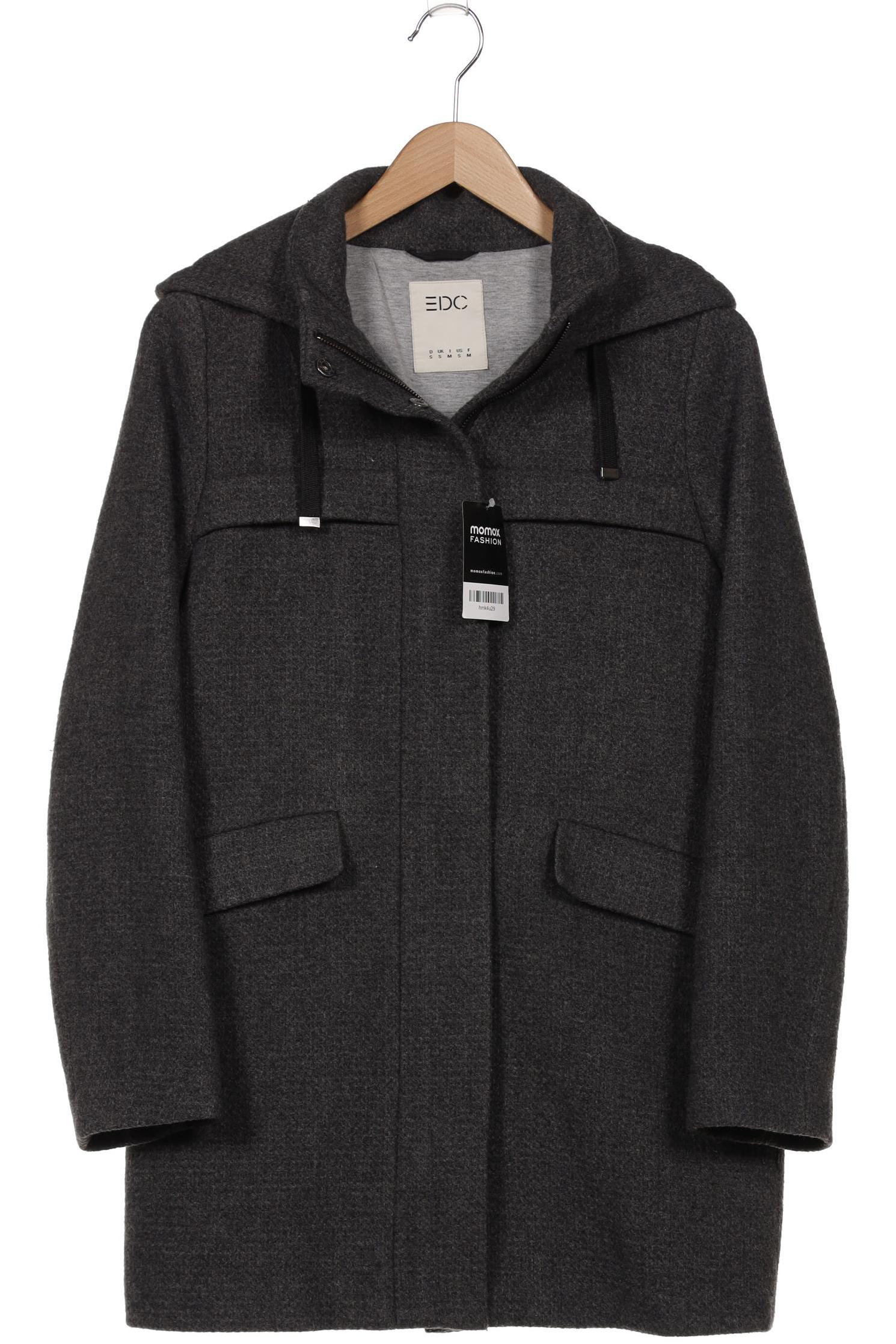

edc by Esprit Damen Mantel, grau, Gr. 36