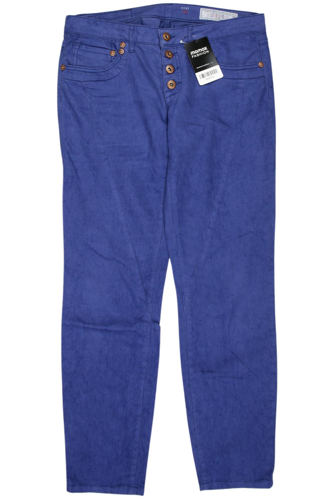 

edc by Esprit Damen Stoffhose, blau, Gr. 36