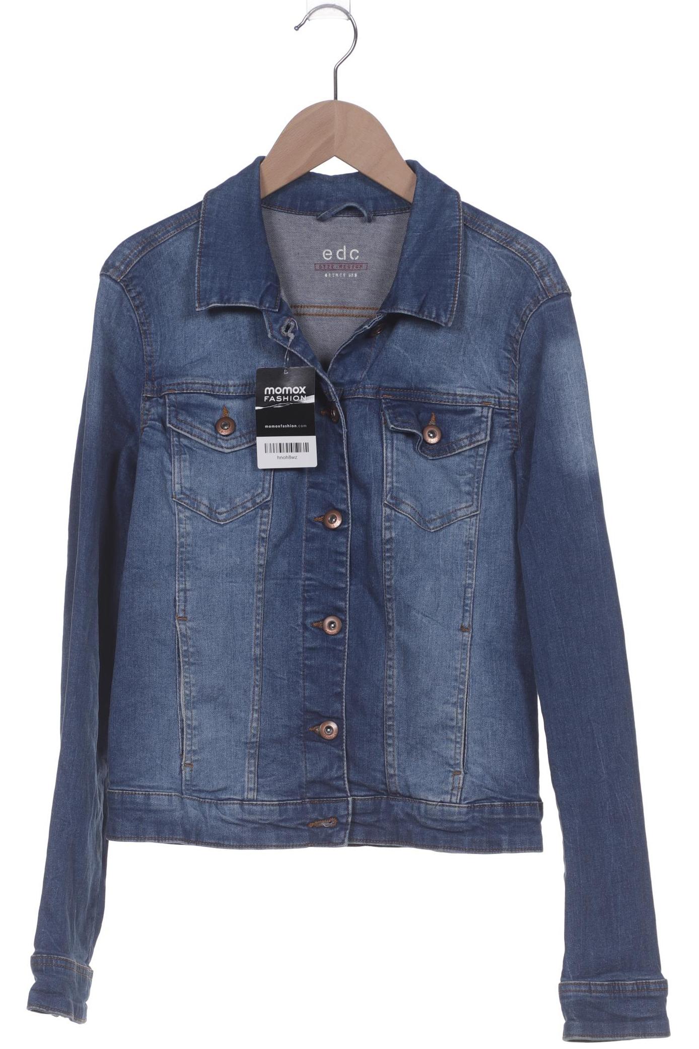 

edc by Esprit Damen Jacke, blau, Gr. 38