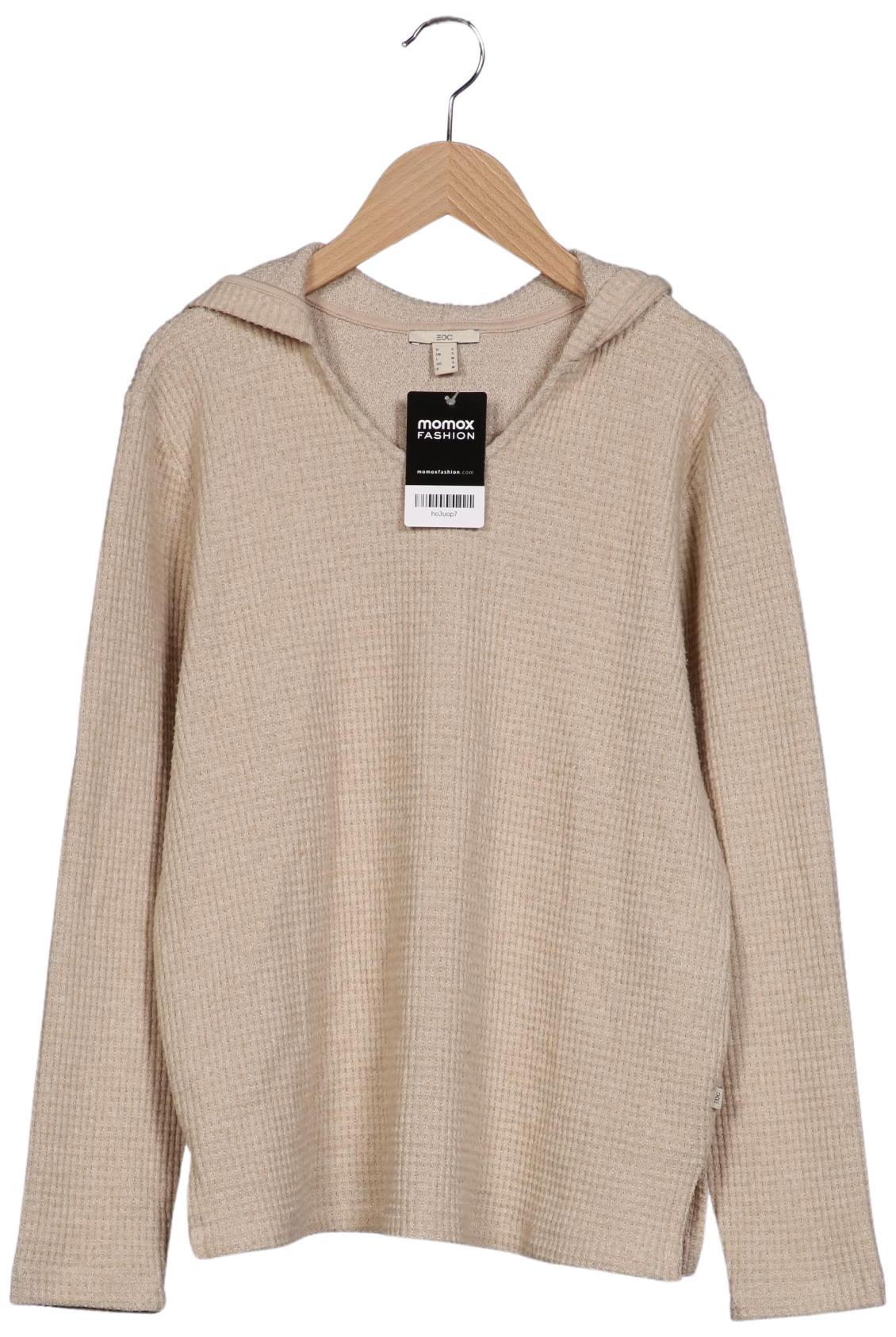 

edc by Esprit Damen Kapuzenpullover, beige, Gr. 36