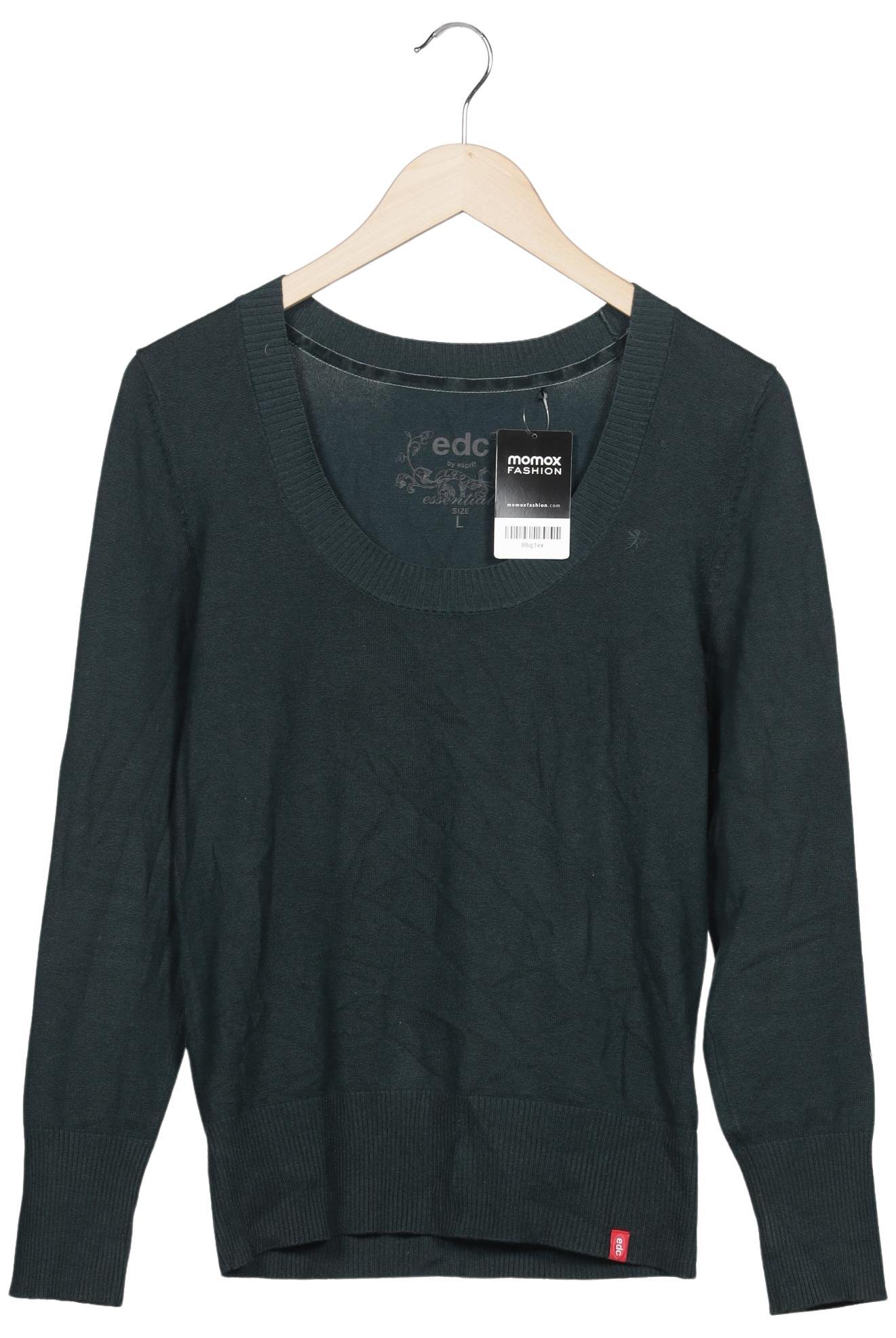 

edc by Esprit Damen Pullover, grün, Gr. 42