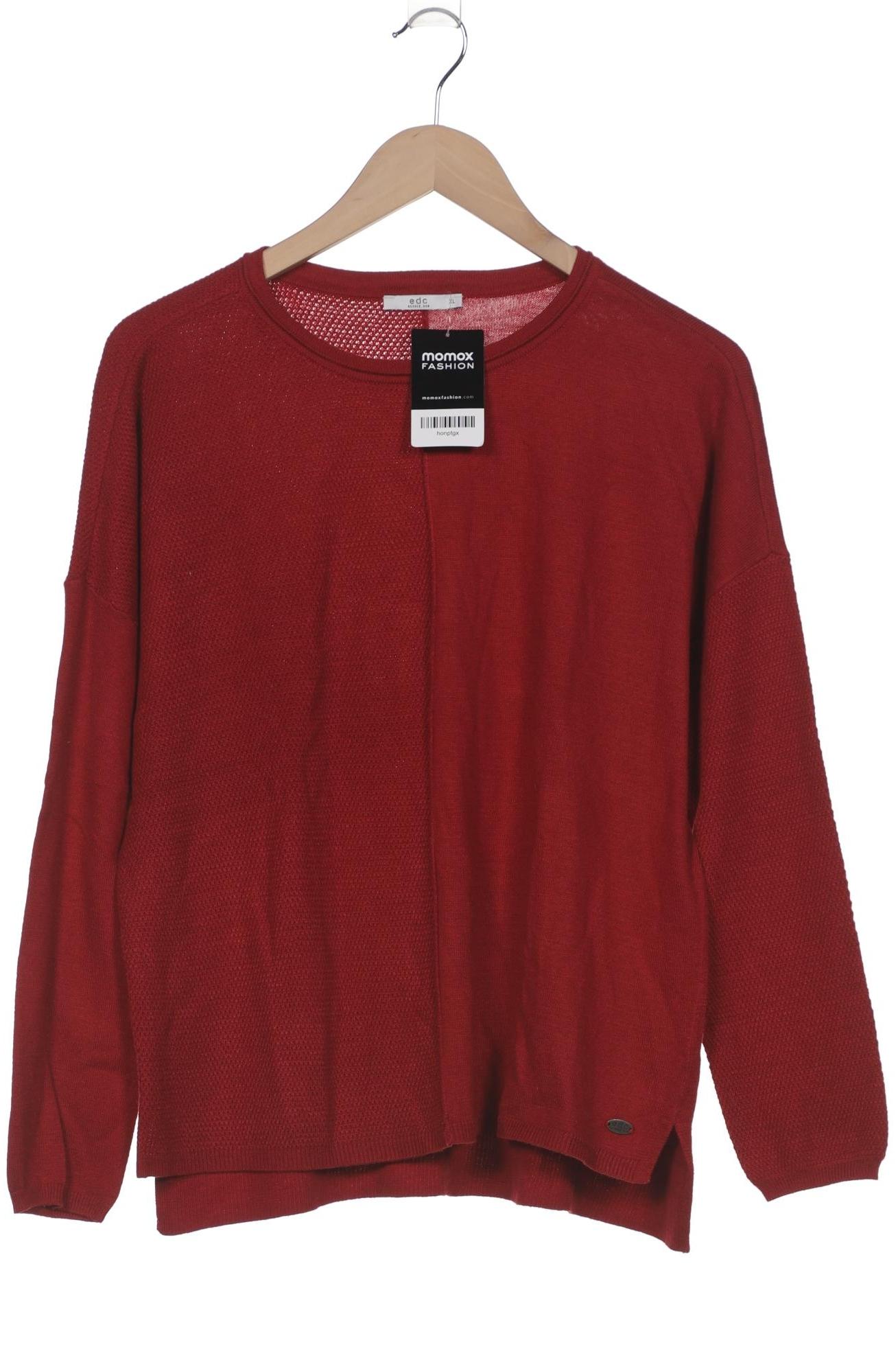 

edc by Esprit Damen Pullover, bordeaux, Gr. 44