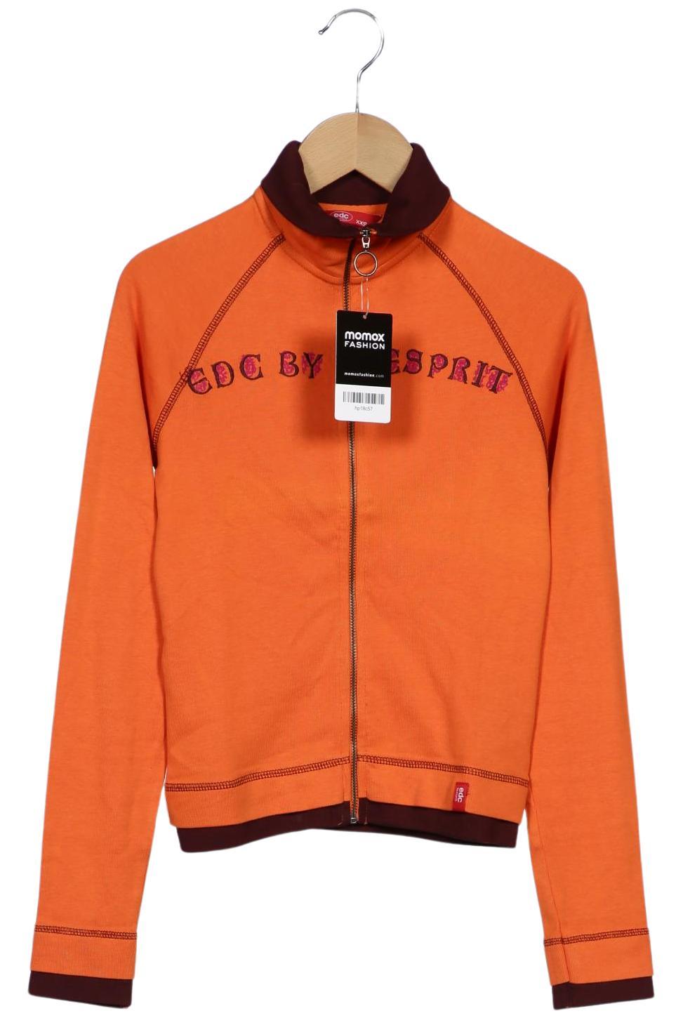 

edc by Esprit Damen Sweatshirt, orange, Gr. 32