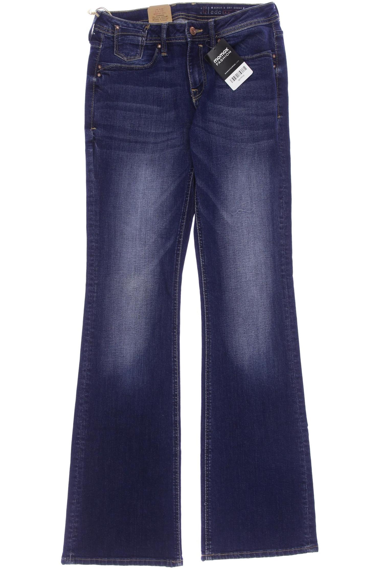 

edc by Esprit Damen Jeans, marineblau, Gr. 27