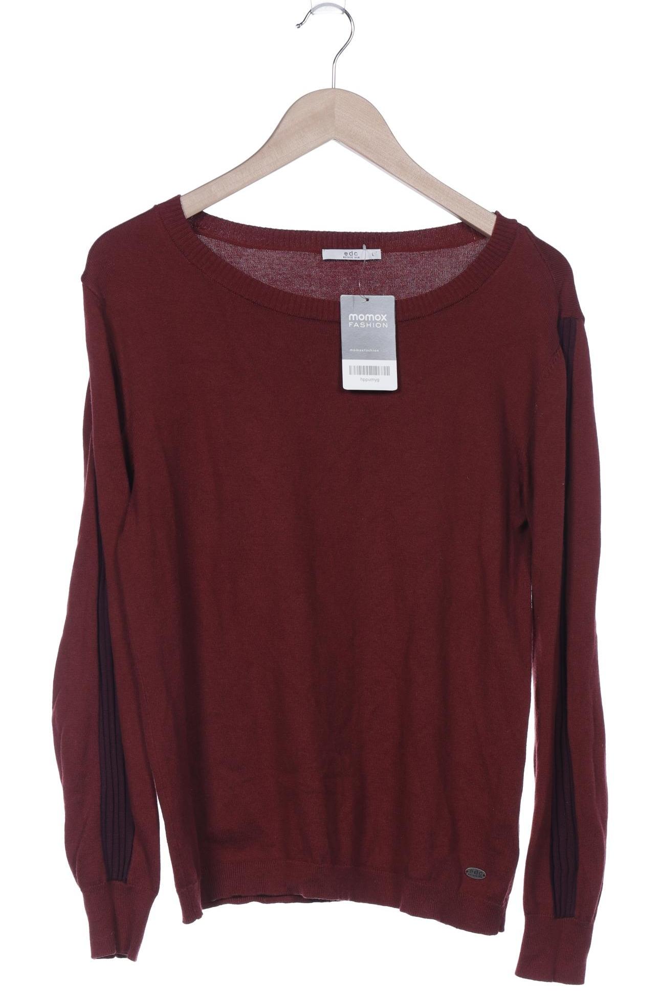 

edc by Esprit Damen Pullover, bordeaux, Gr. 42