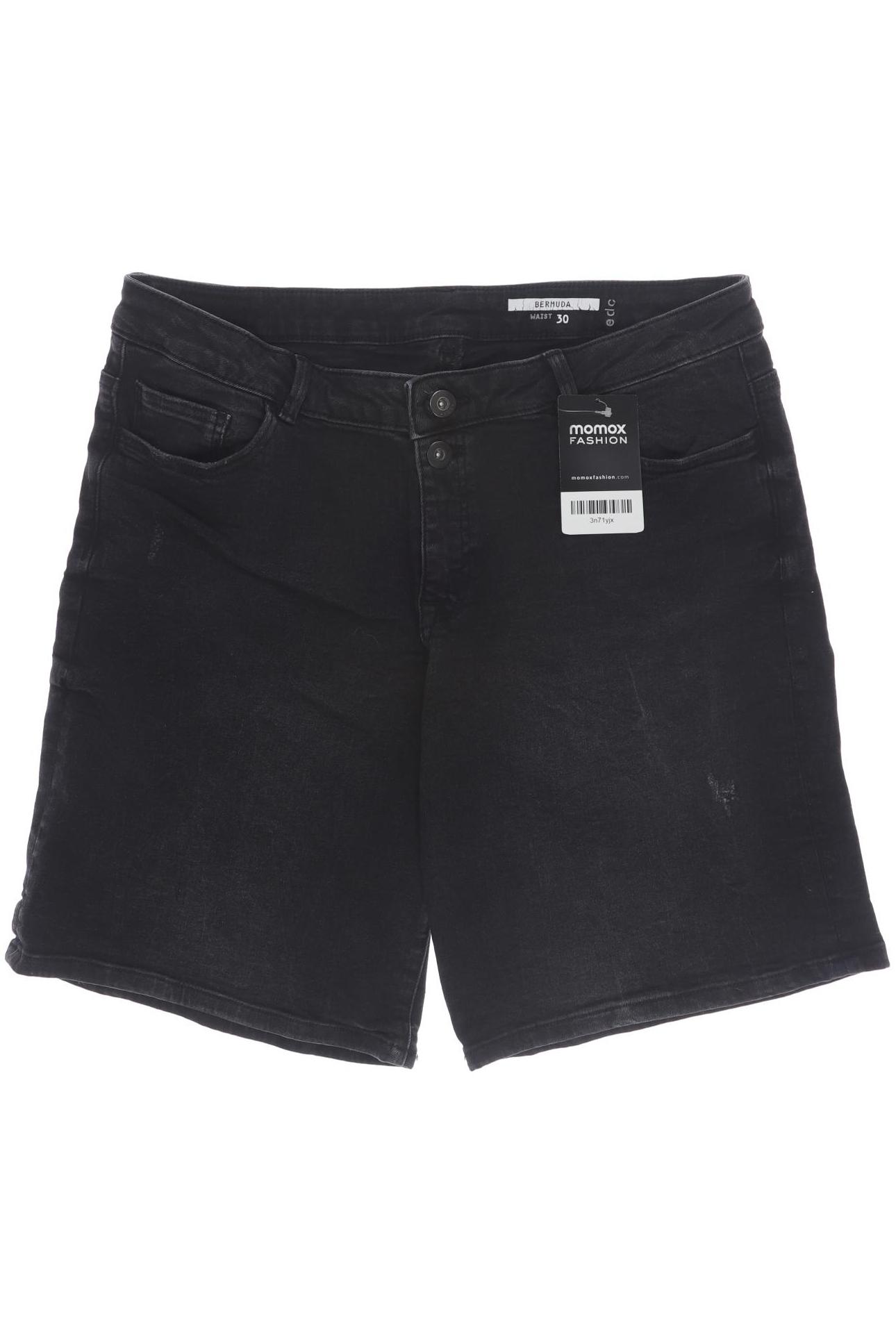 

edc by Esprit Damen Shorts, schwarz, Gr. 30