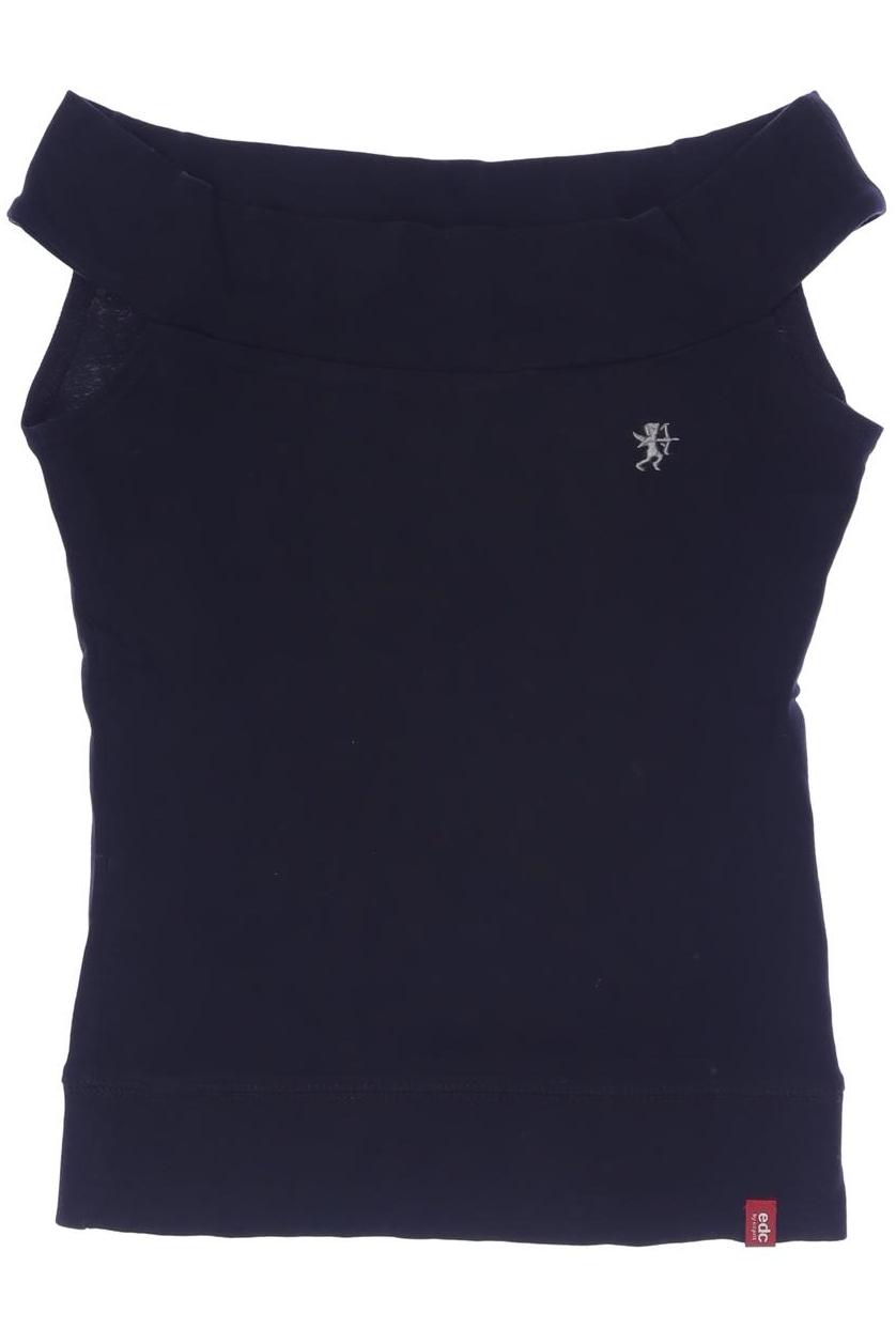 

edc by Esprit Damen Top, schwarz, Gr. 34