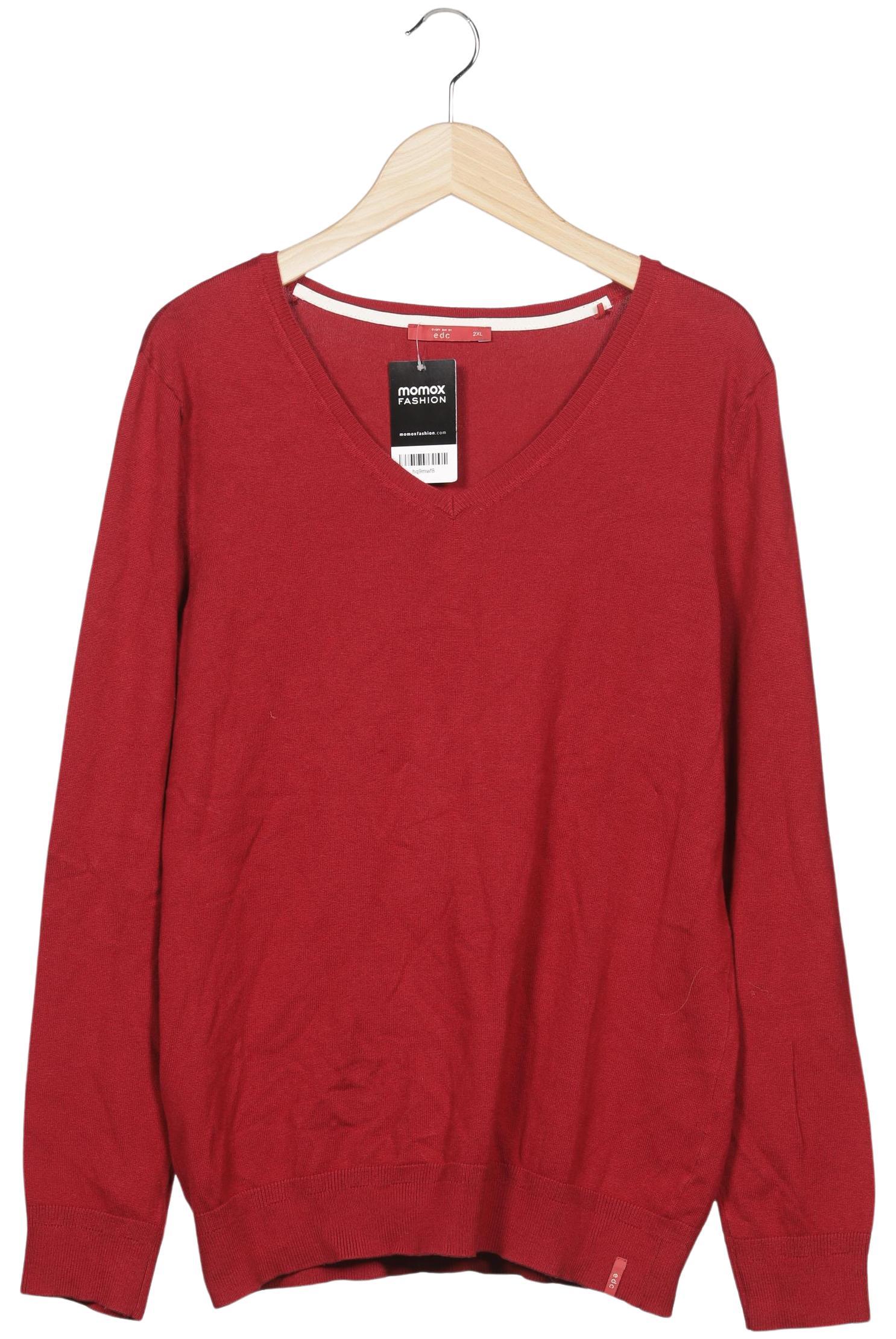 

edc by Esprit Damen Pullover, rot, Gr. 46