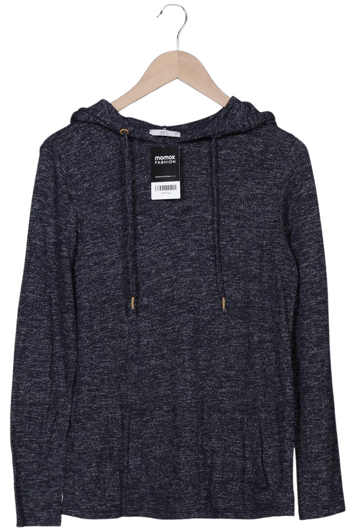 

edc by Esprit Damen Kapuzenpullover, marineblau, Gr. 38