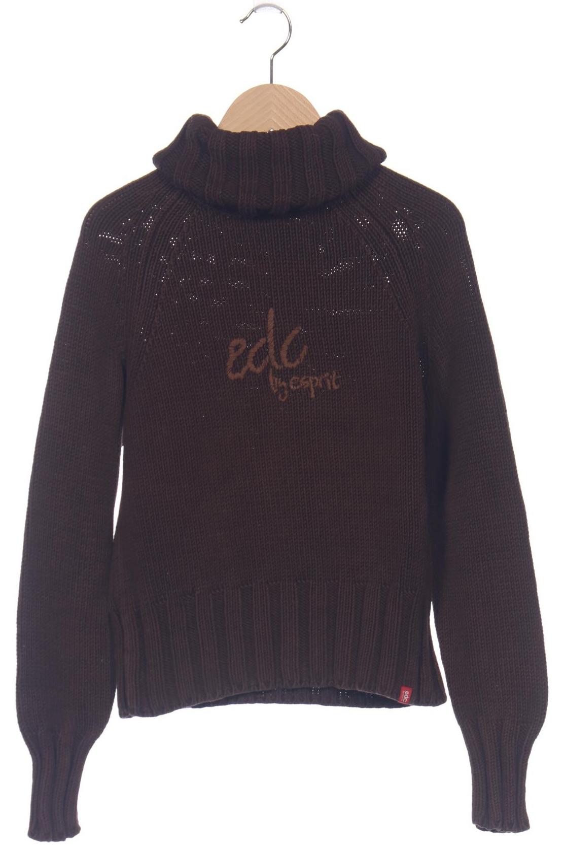 

edc by Esprit Damen Pullover, braun, Gr. 38