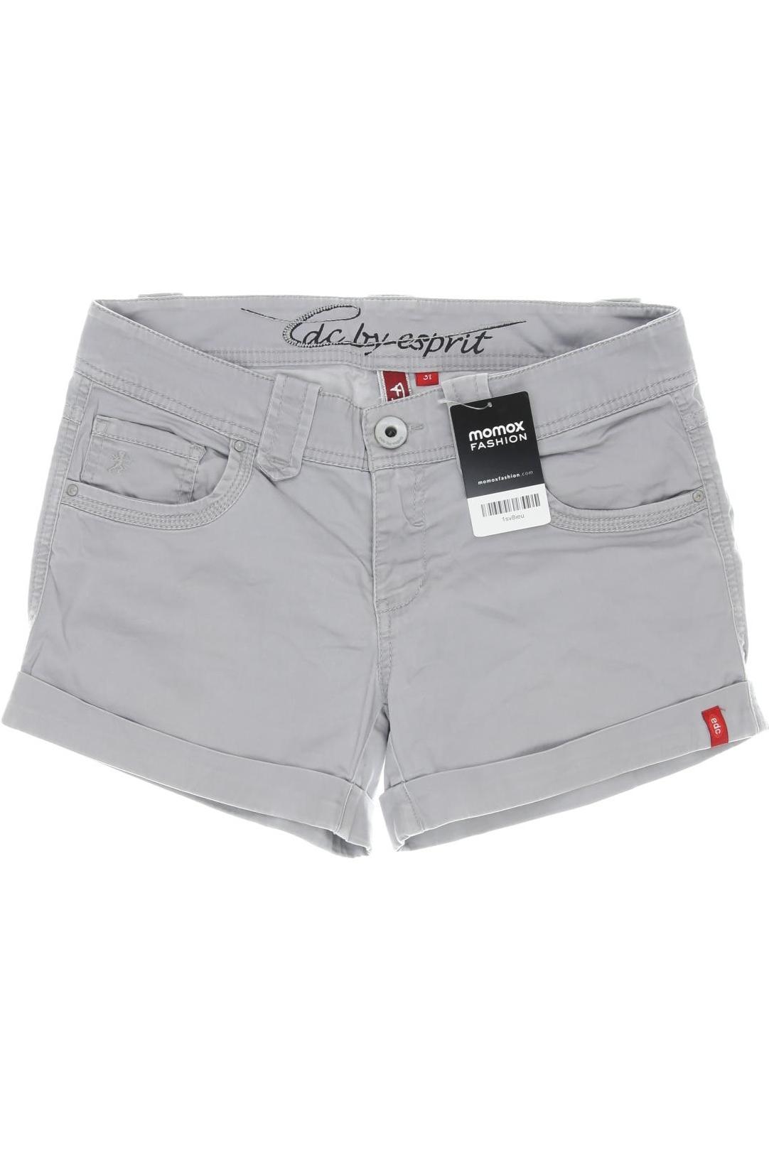 

edc by Esprit Damen Shorts, grau, Gr. 38