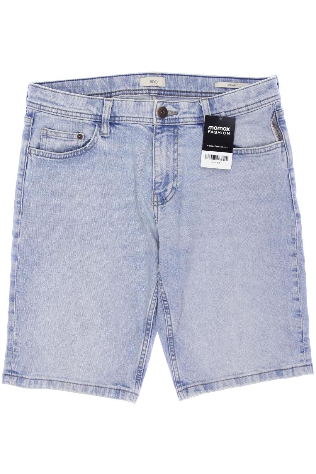 

edc by Esprit Herren Shorts, blau, Gr. 30