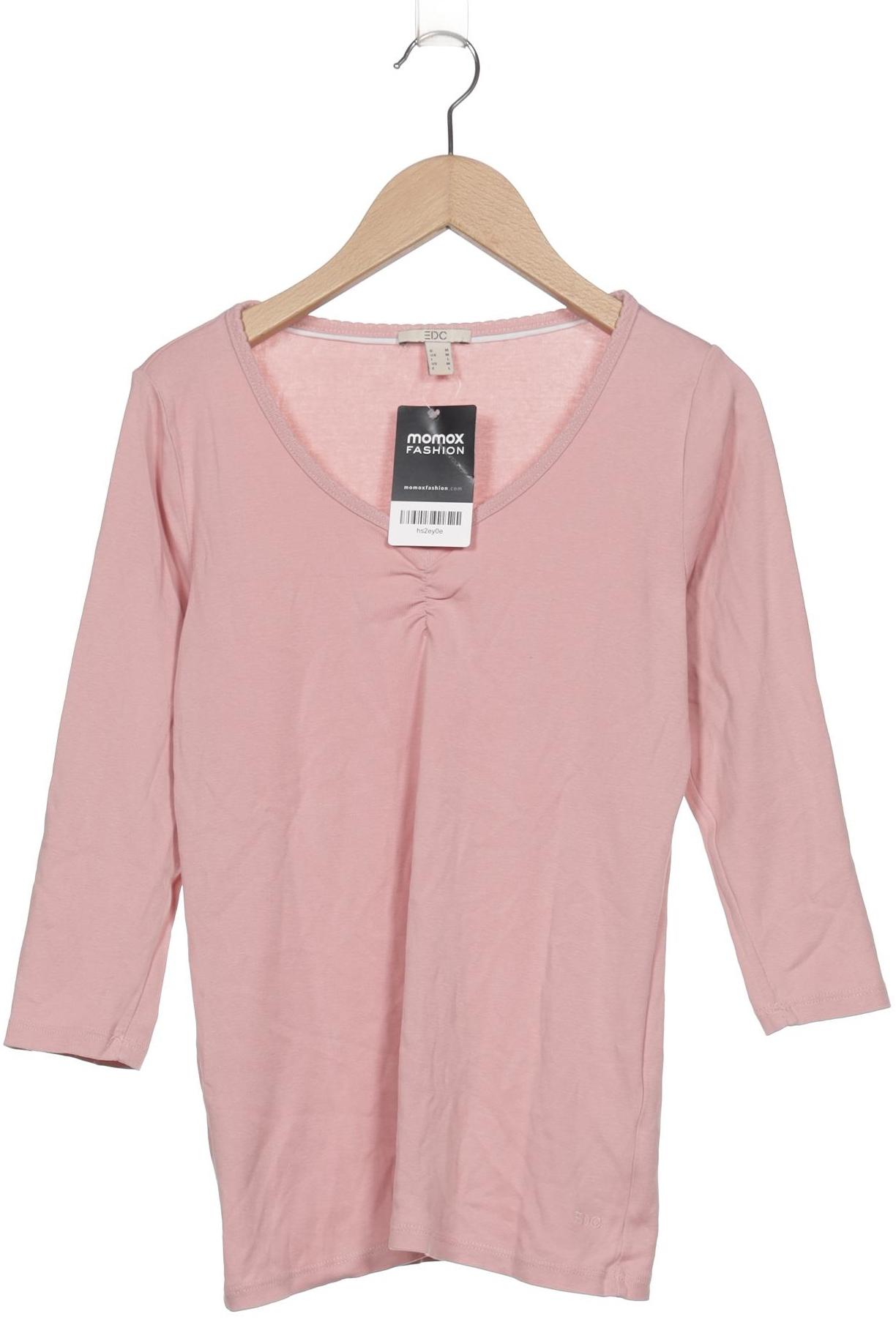 

edc by Esprit Damen Langarmshirt, pink, Gr. 38