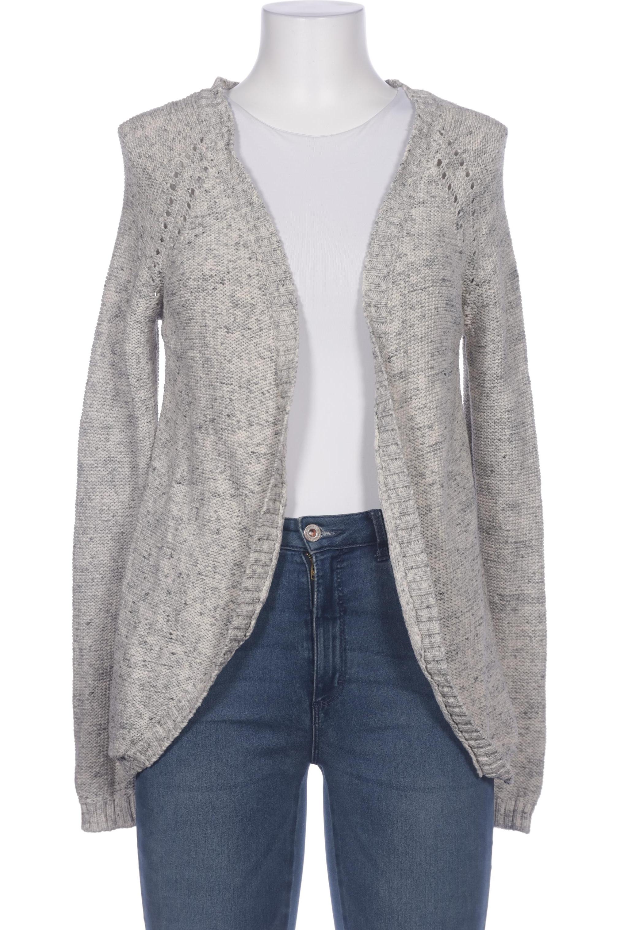 

edc by Esprit Damen Strickjacke, grau, Gr. 38