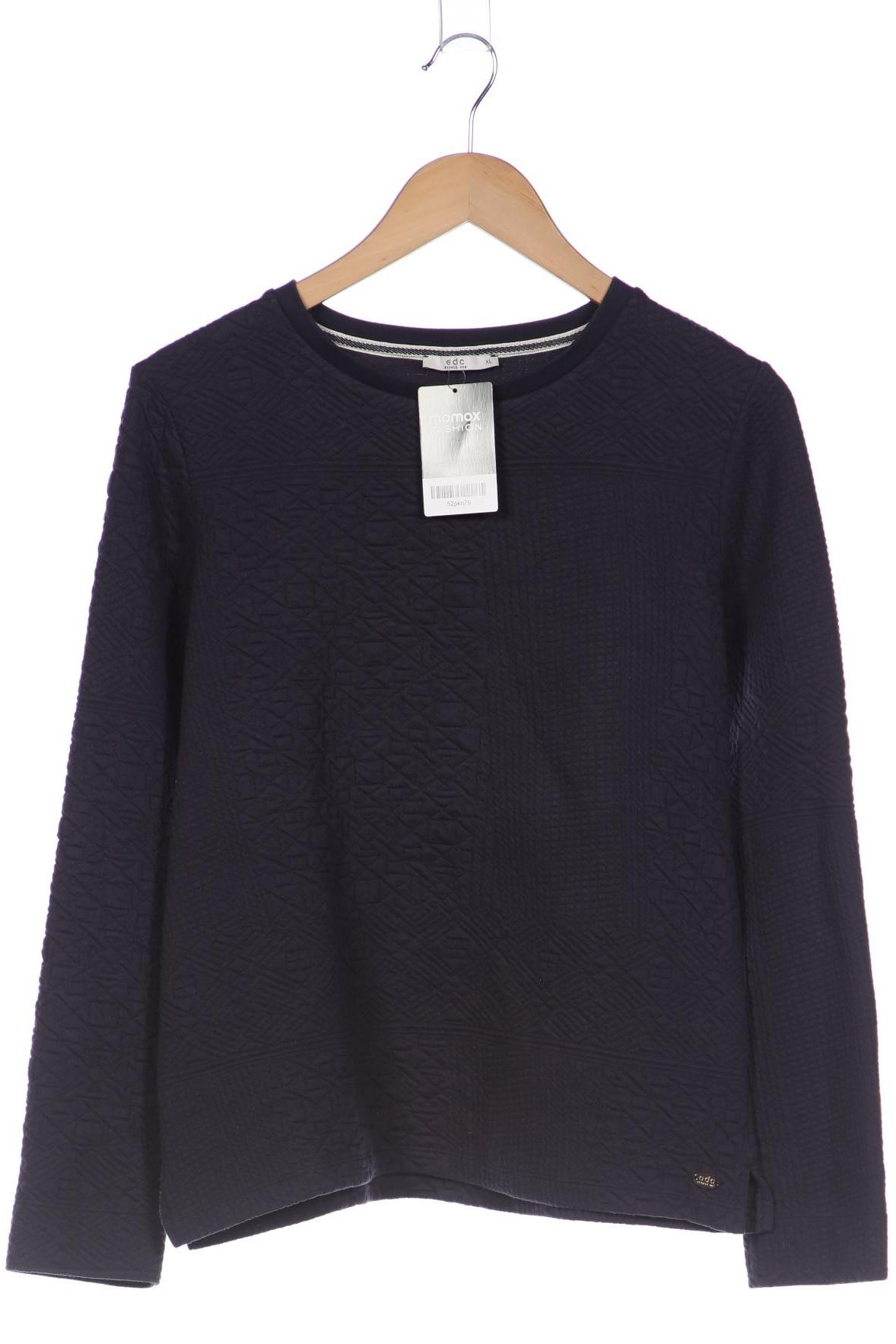 

edc by Esprit Damen Sweatshirt, marineblau, Gr. 44