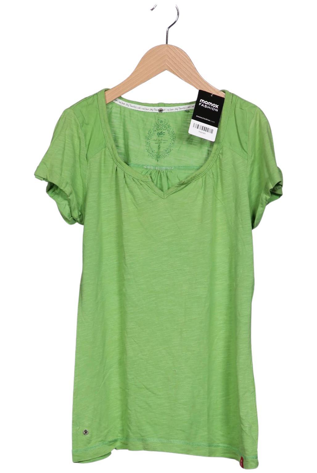

edc by Esprit Damen T-Shirt, hellgrün, Gr. 36