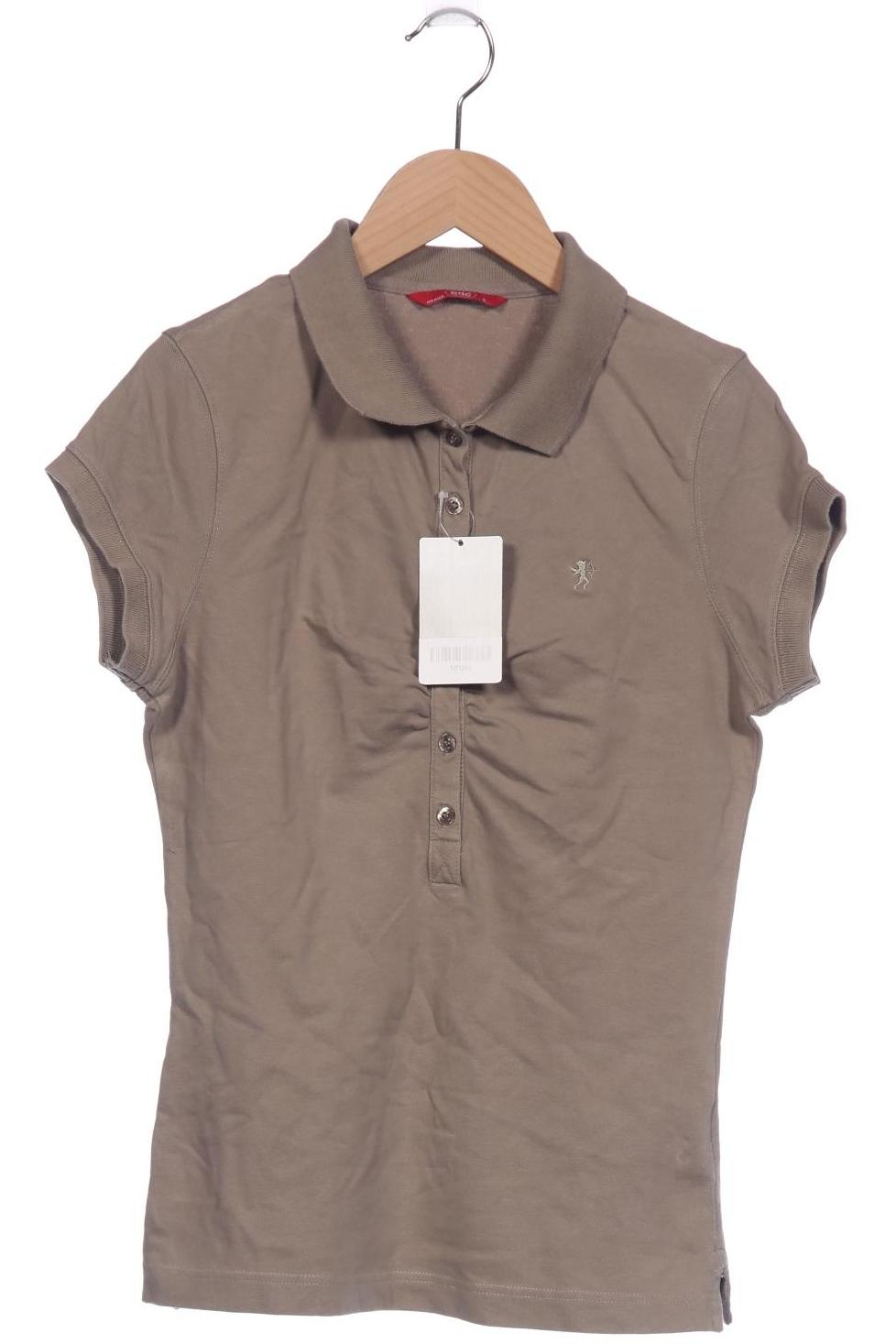 

edc by Esprit Damen Poloshirt, grün, Gr. 36