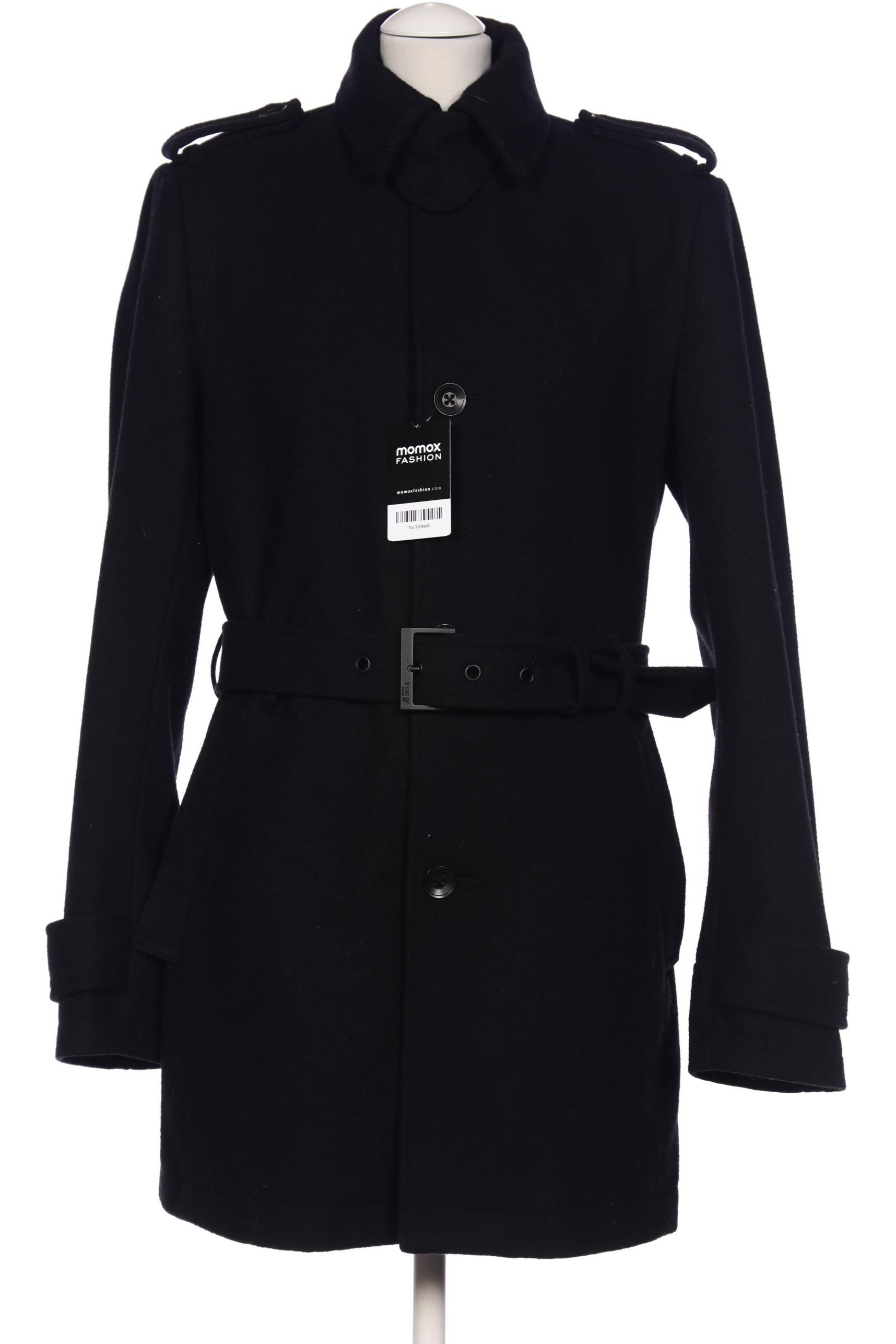 

edc by Esprit Herren Mantel, schwarz, Gr. 48